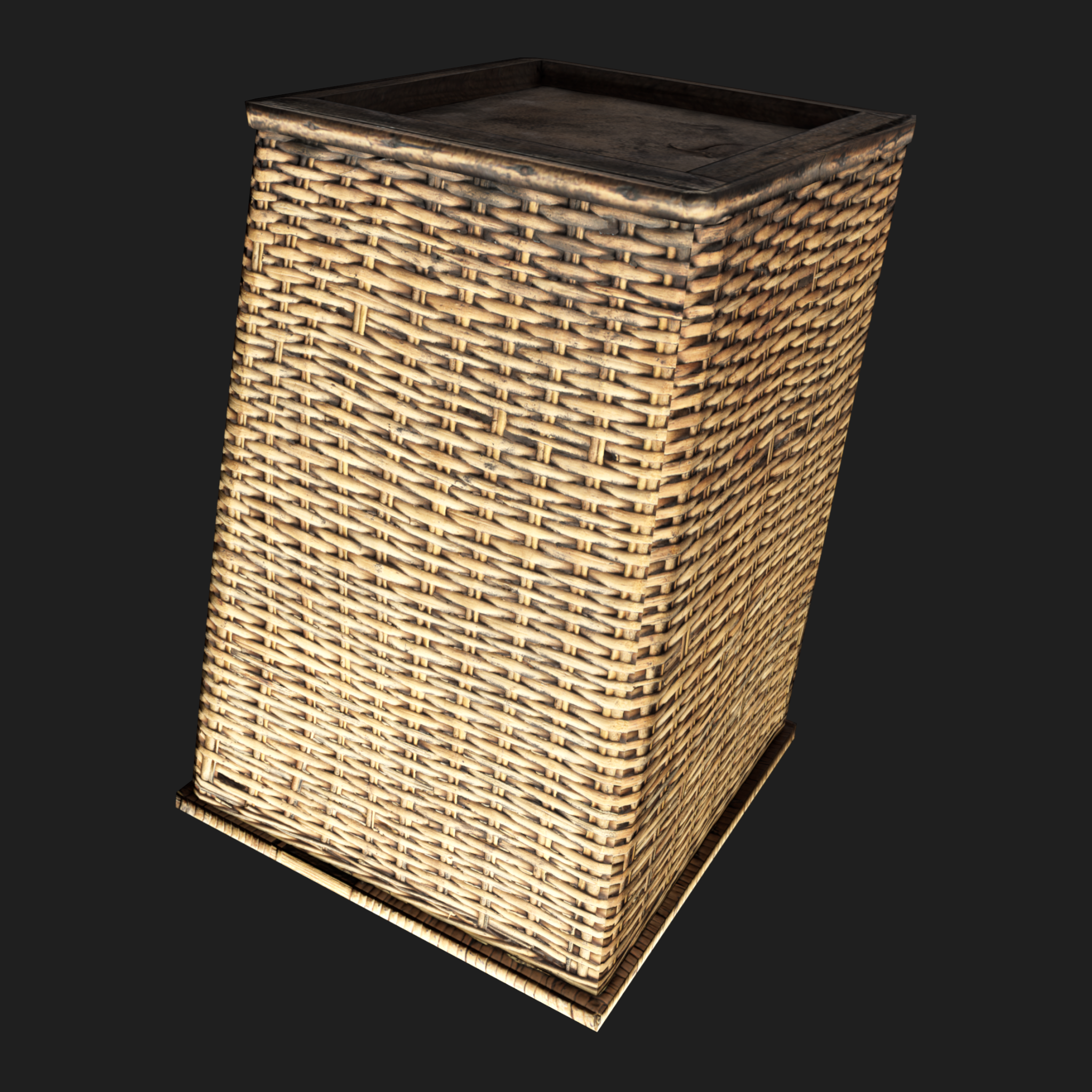 3D Basket Knitted Brown