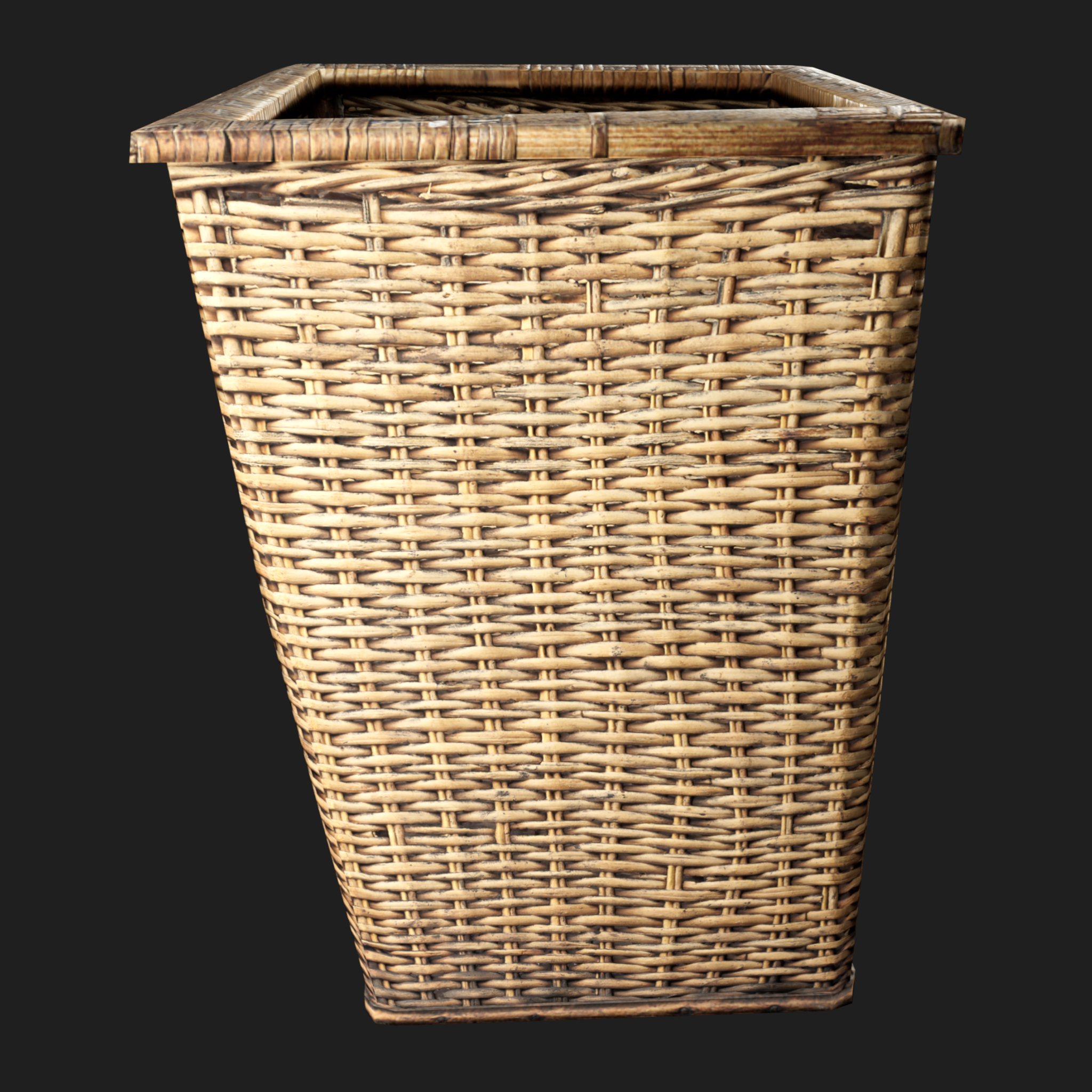 3D Basket Knitted Brown