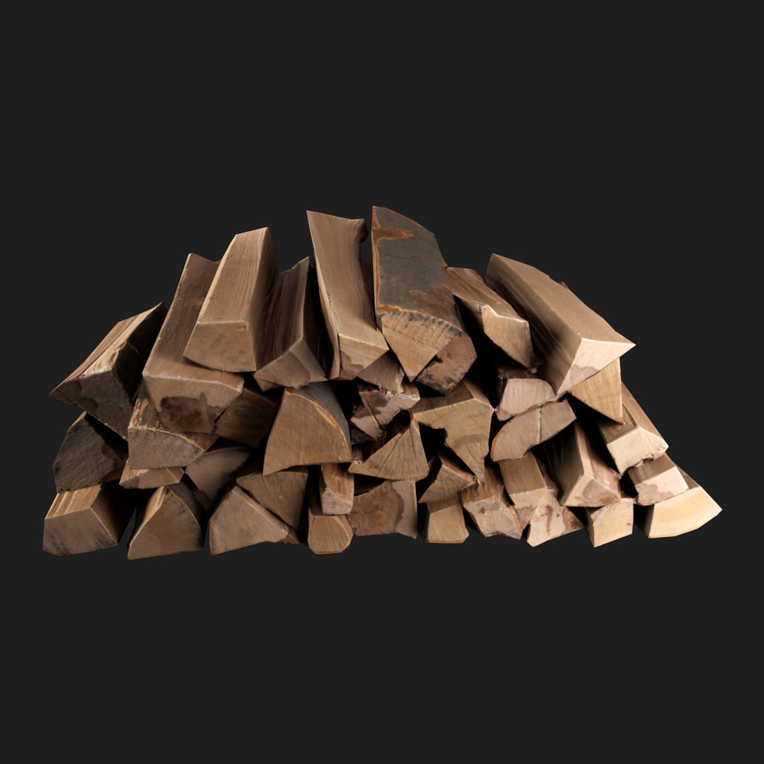 3D Pile of Wood