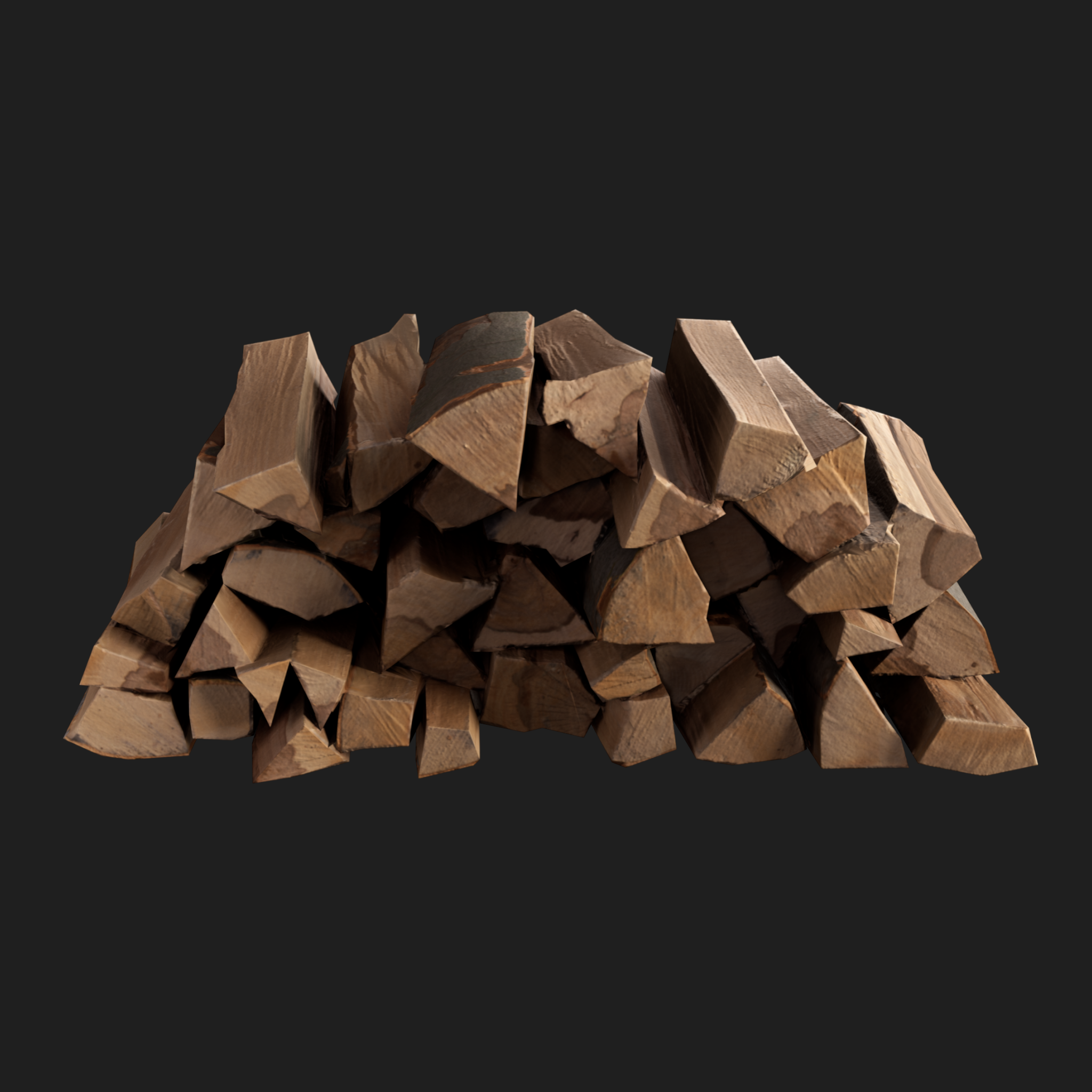 3D Stack of Firewood 1