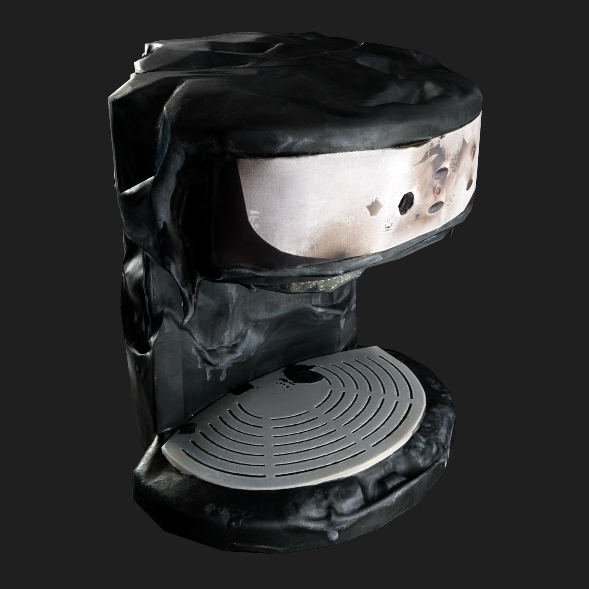 3D Coffee Machine Burned