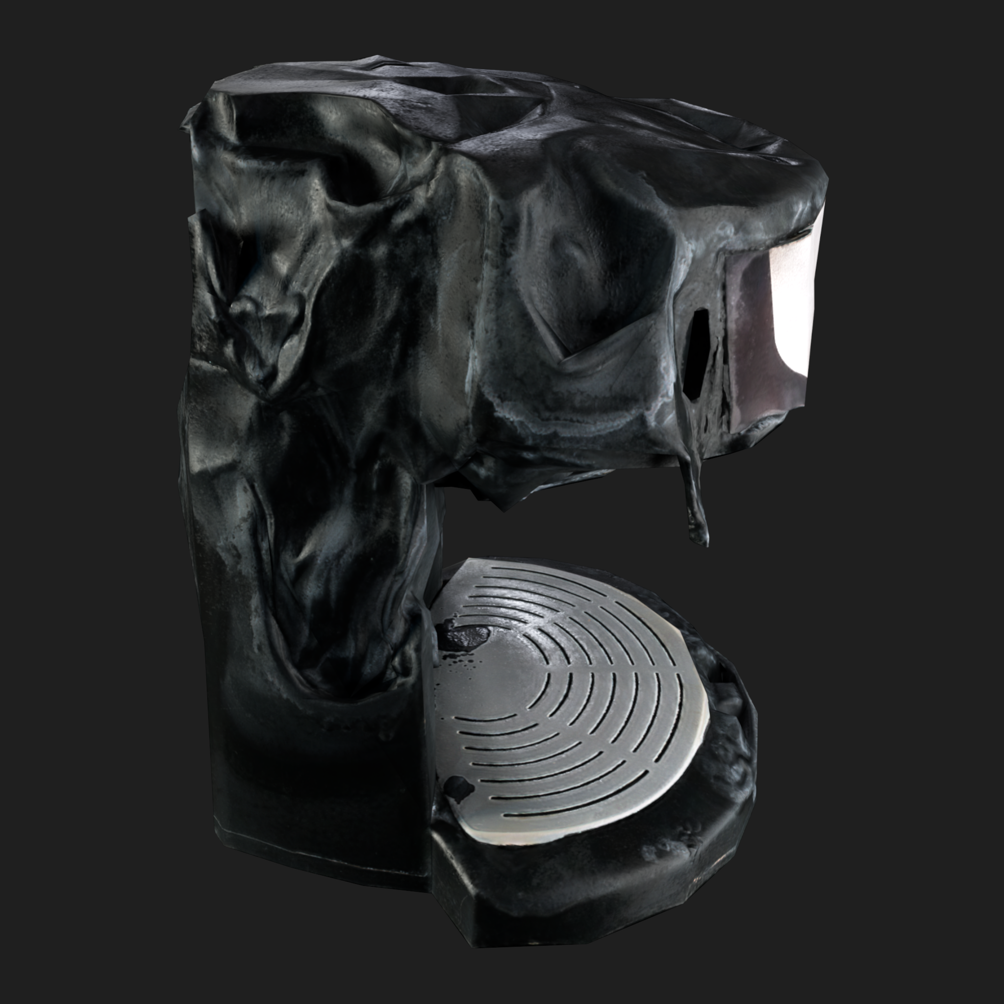 3D Coffee Machine Burned