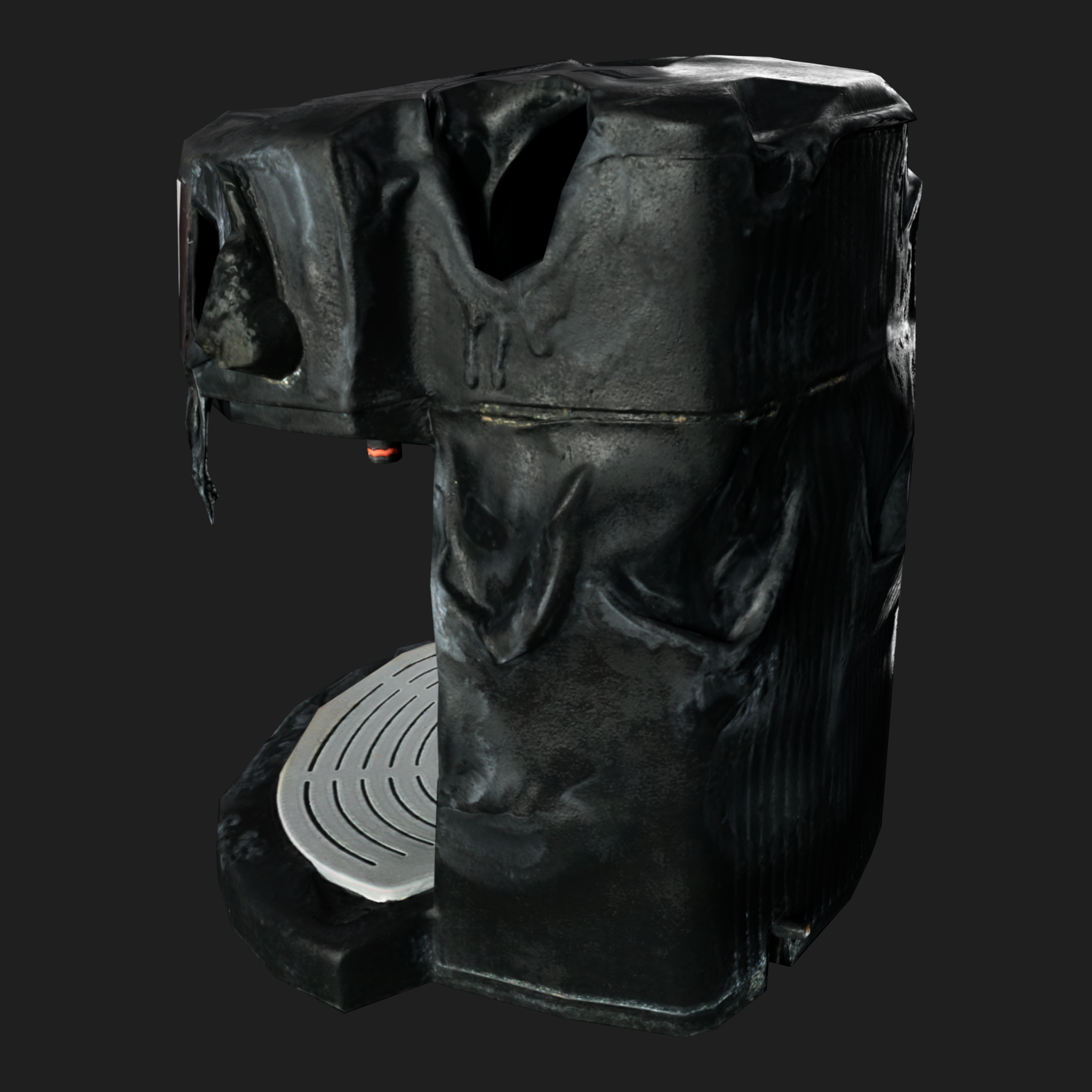 3D Coffee Machine Burned