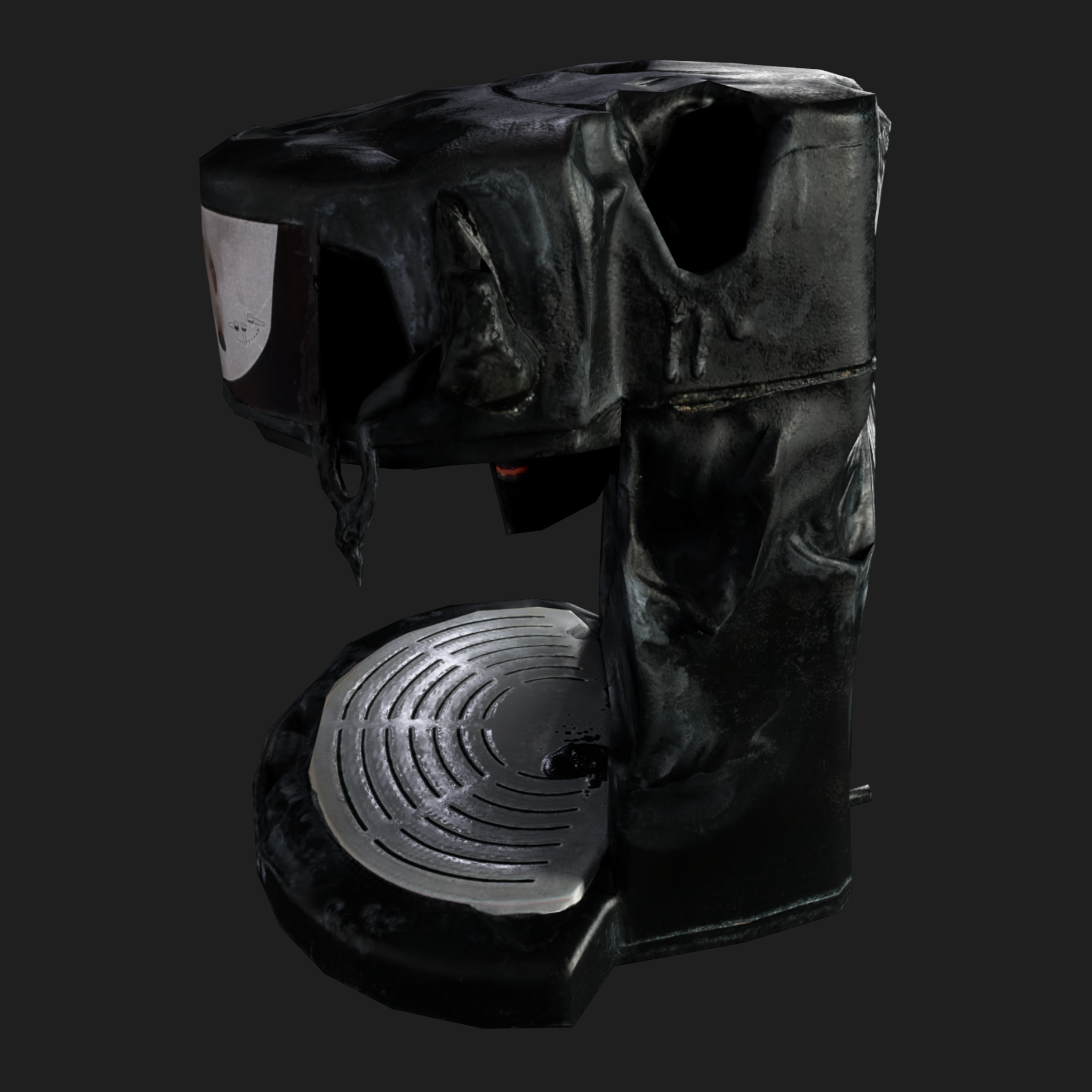 3D Coffee Machine Burned