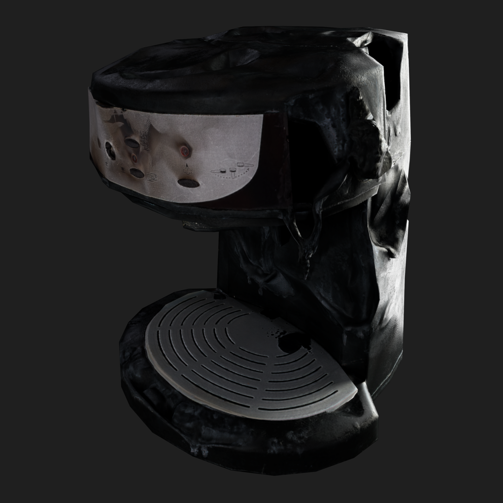3D Coffee Machine Burned