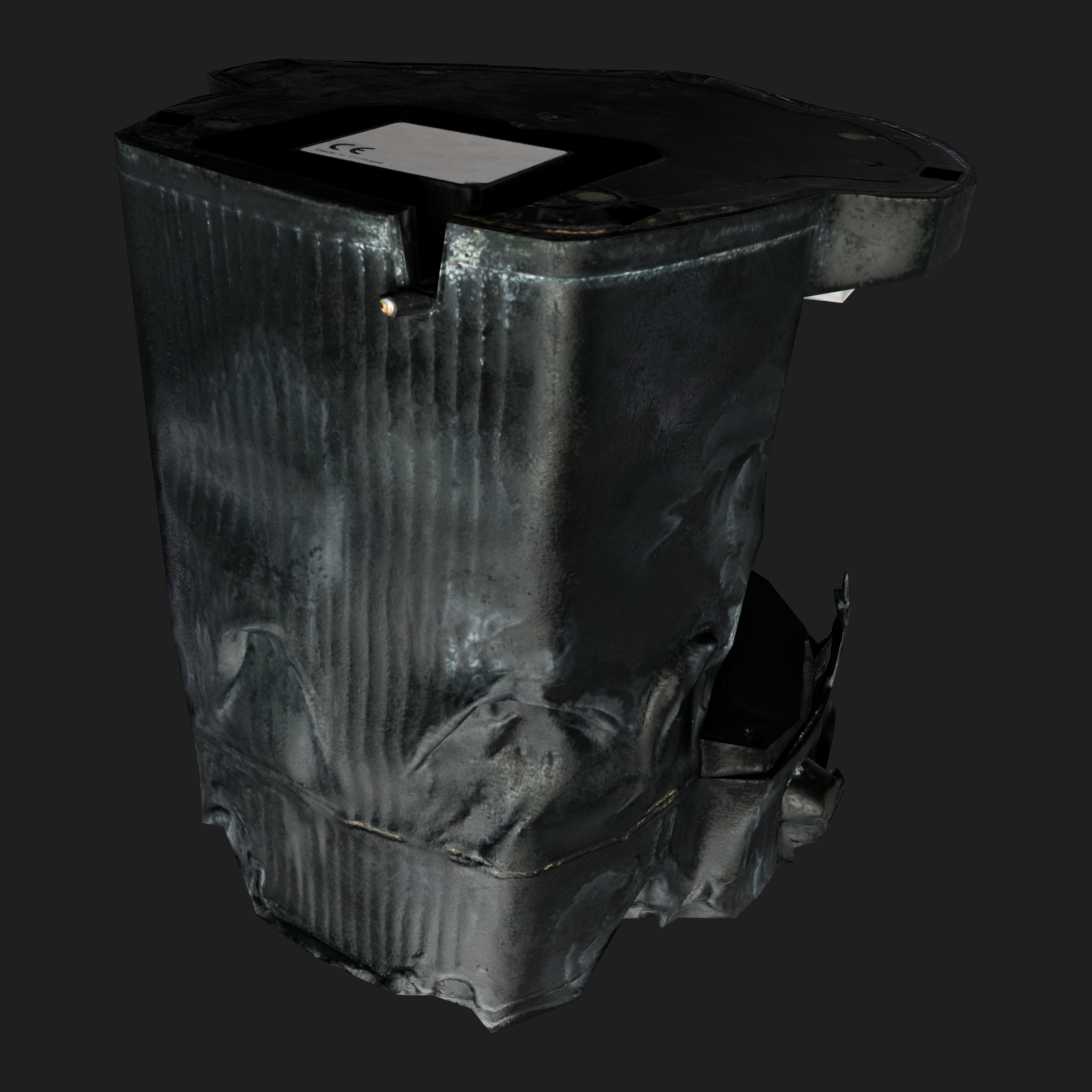 3D Coffee Machine Burned