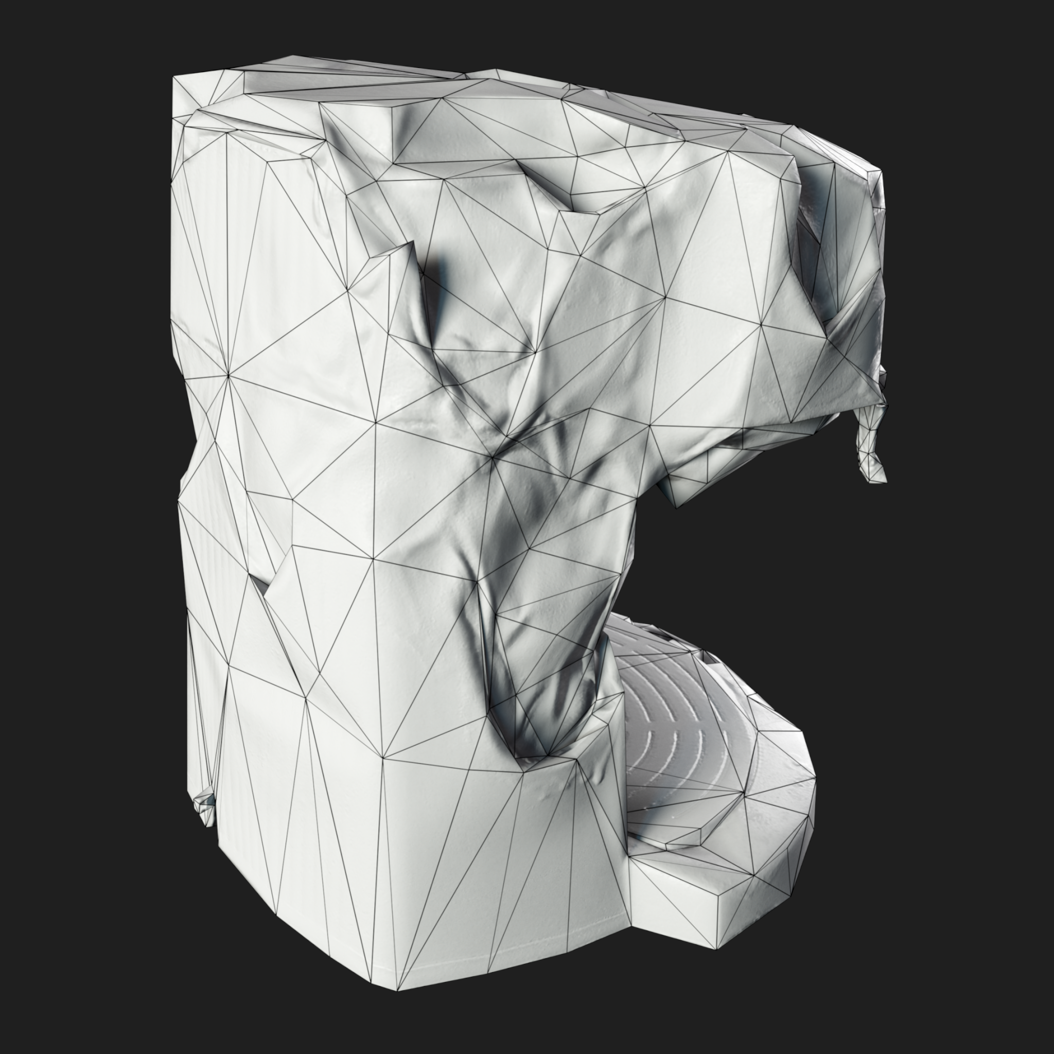 3D Coffee Machine Burned