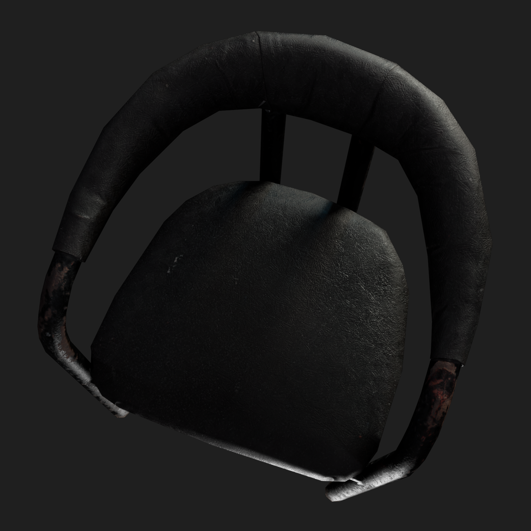 3D Furniture: Black Chair