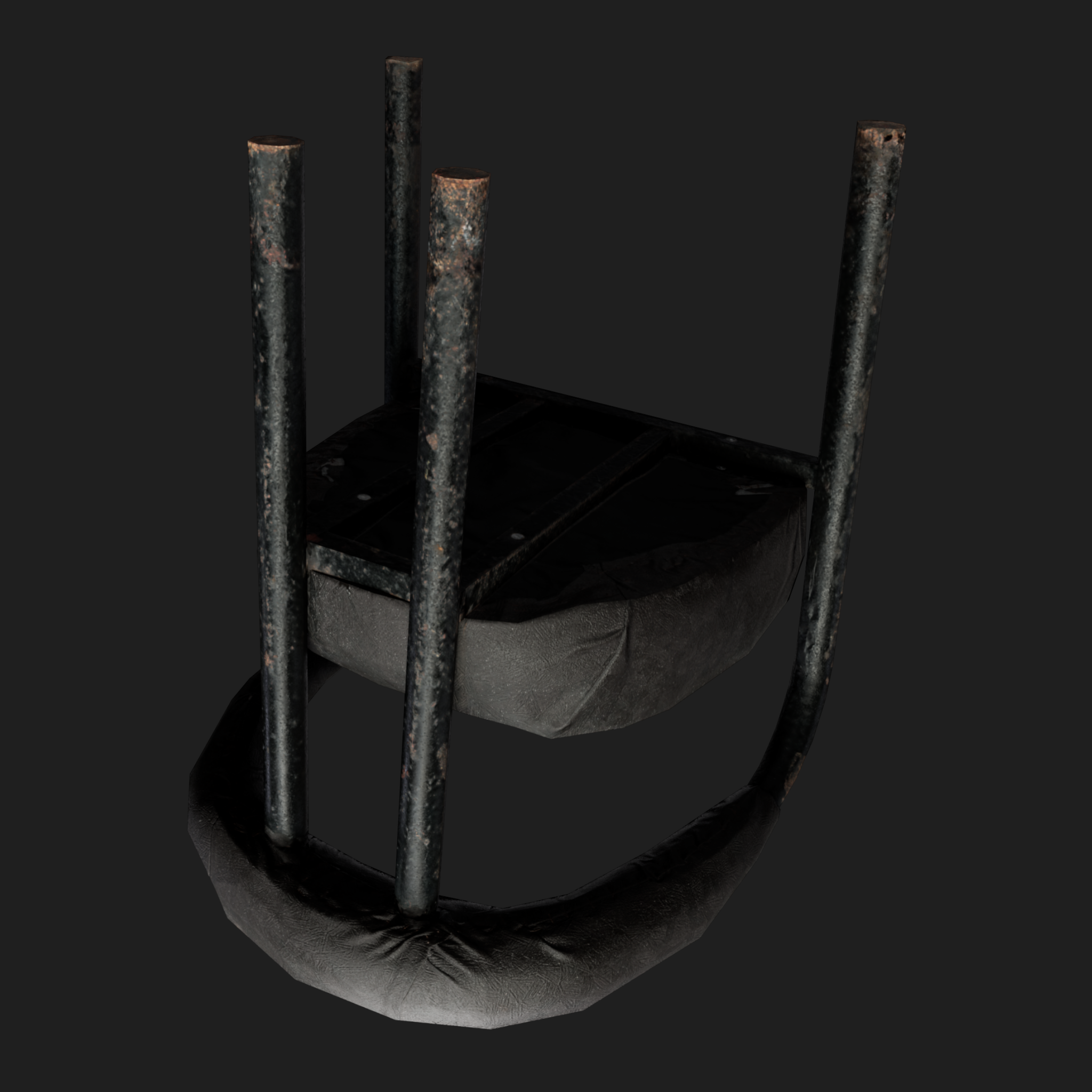 3D Furniture: Black Chair