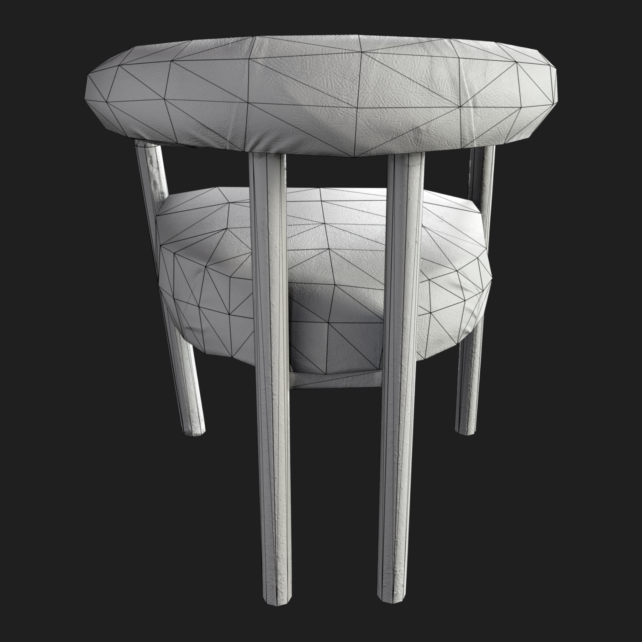 3D Furniture: Black Chair