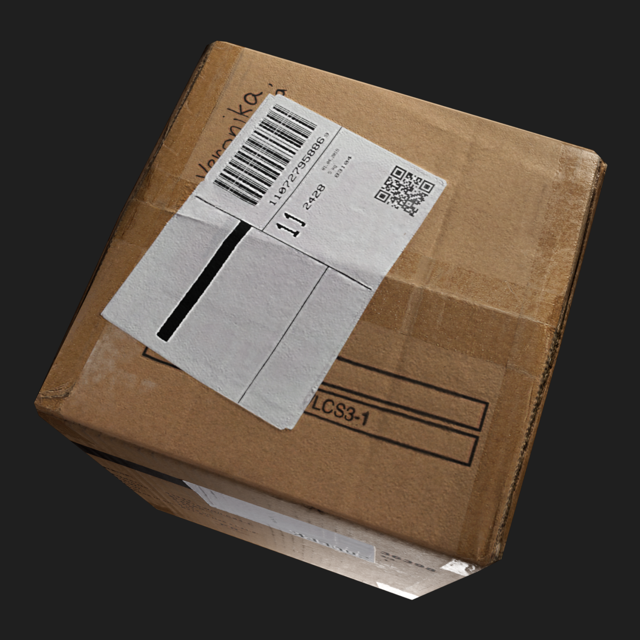 3D Cardboard Box