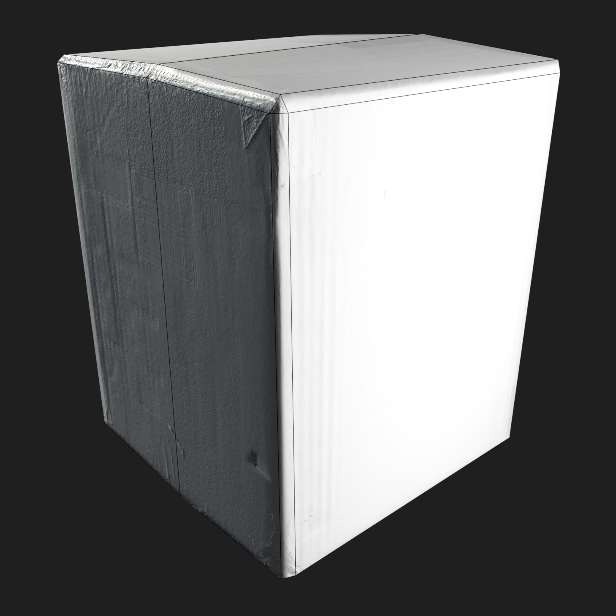 3D Cardboard Box