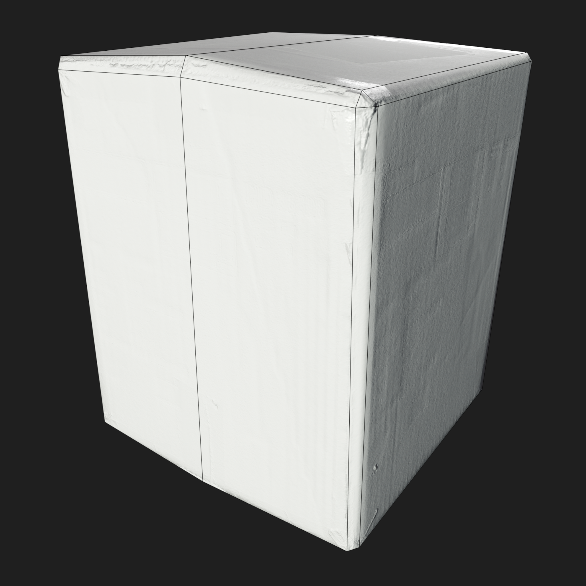 3D Cardboard Box