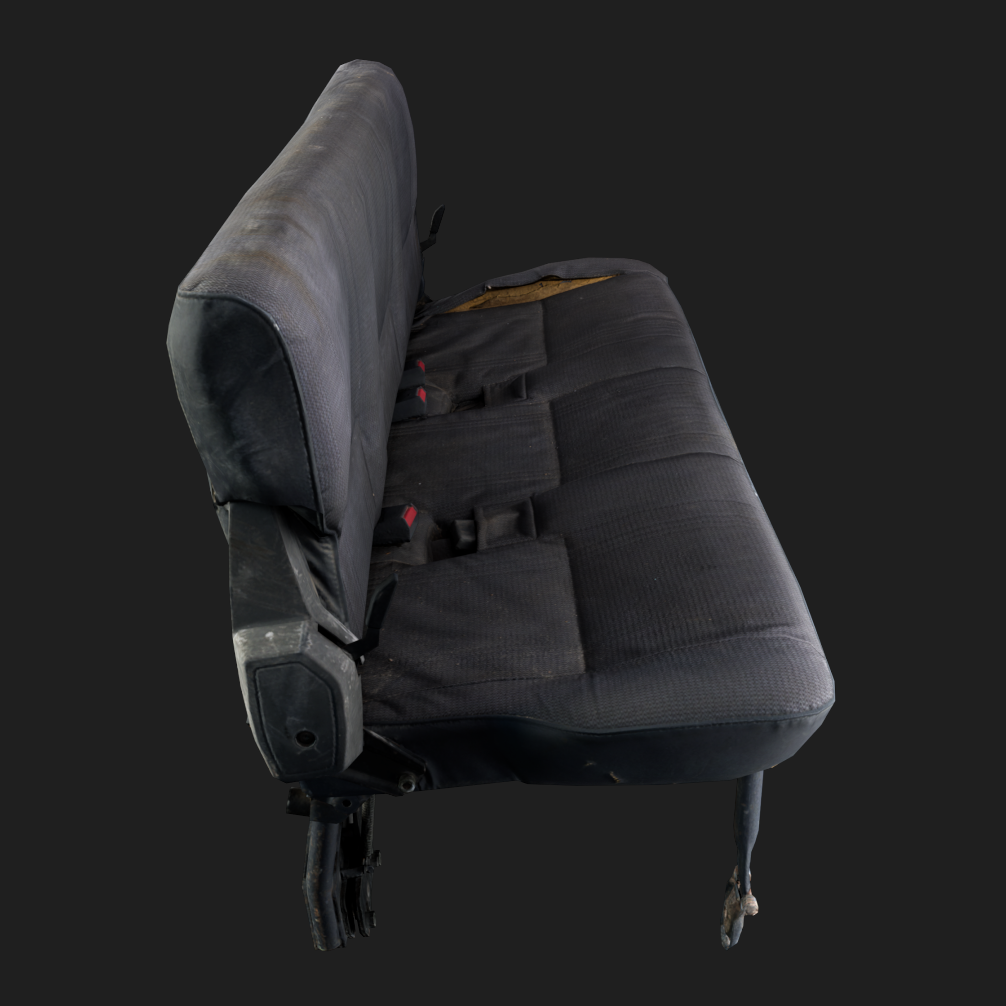 3D Mitsubishi Delica L300 Seat Rear
