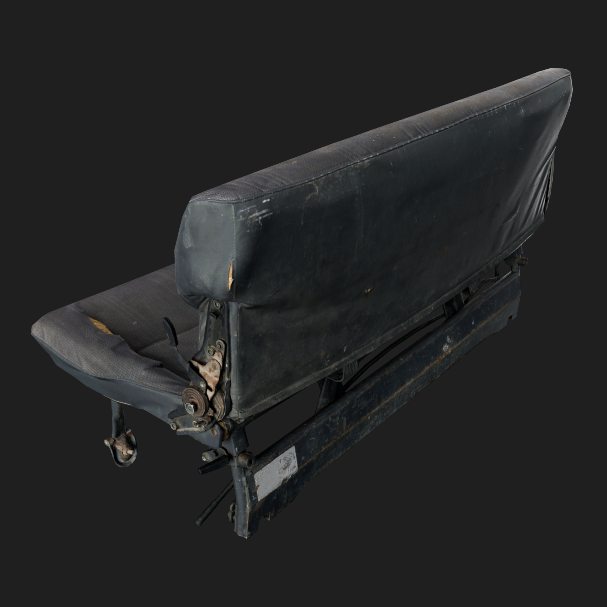 3D Mitsubishi Delica L300 Seat Rear