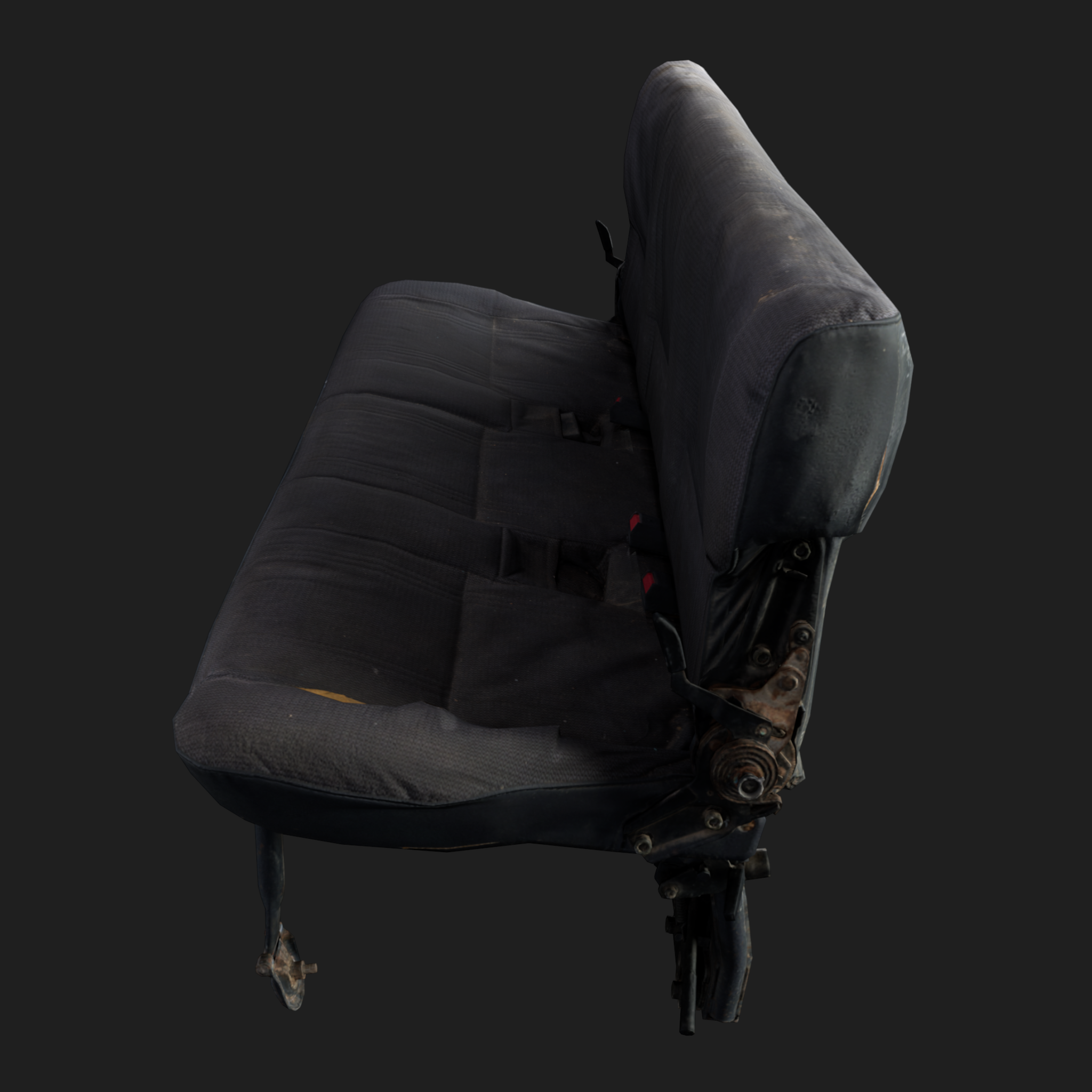 3D Mitsubishi Delica L300 Seat Rear