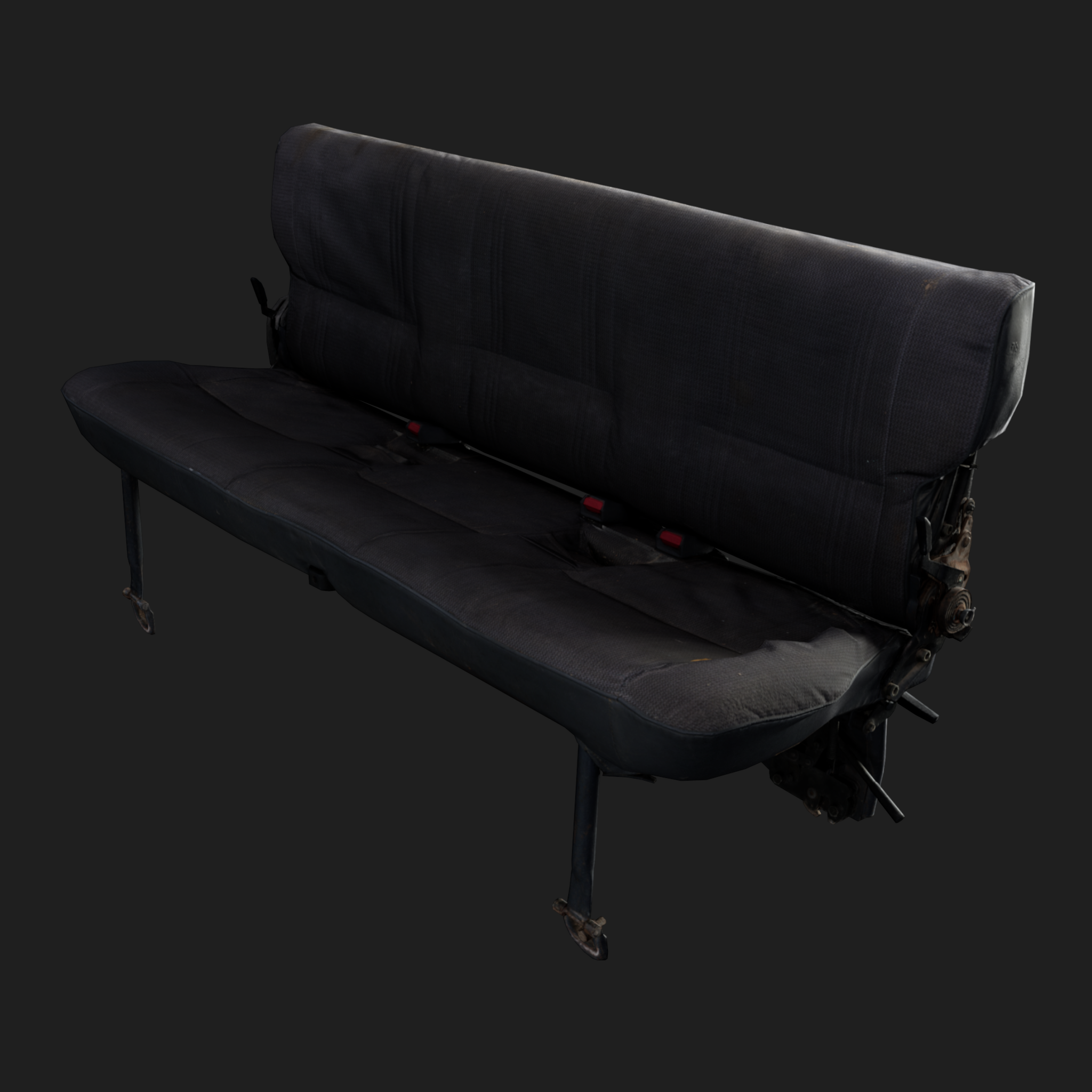 3D Mitsubishi Delica L300 Seat Rear