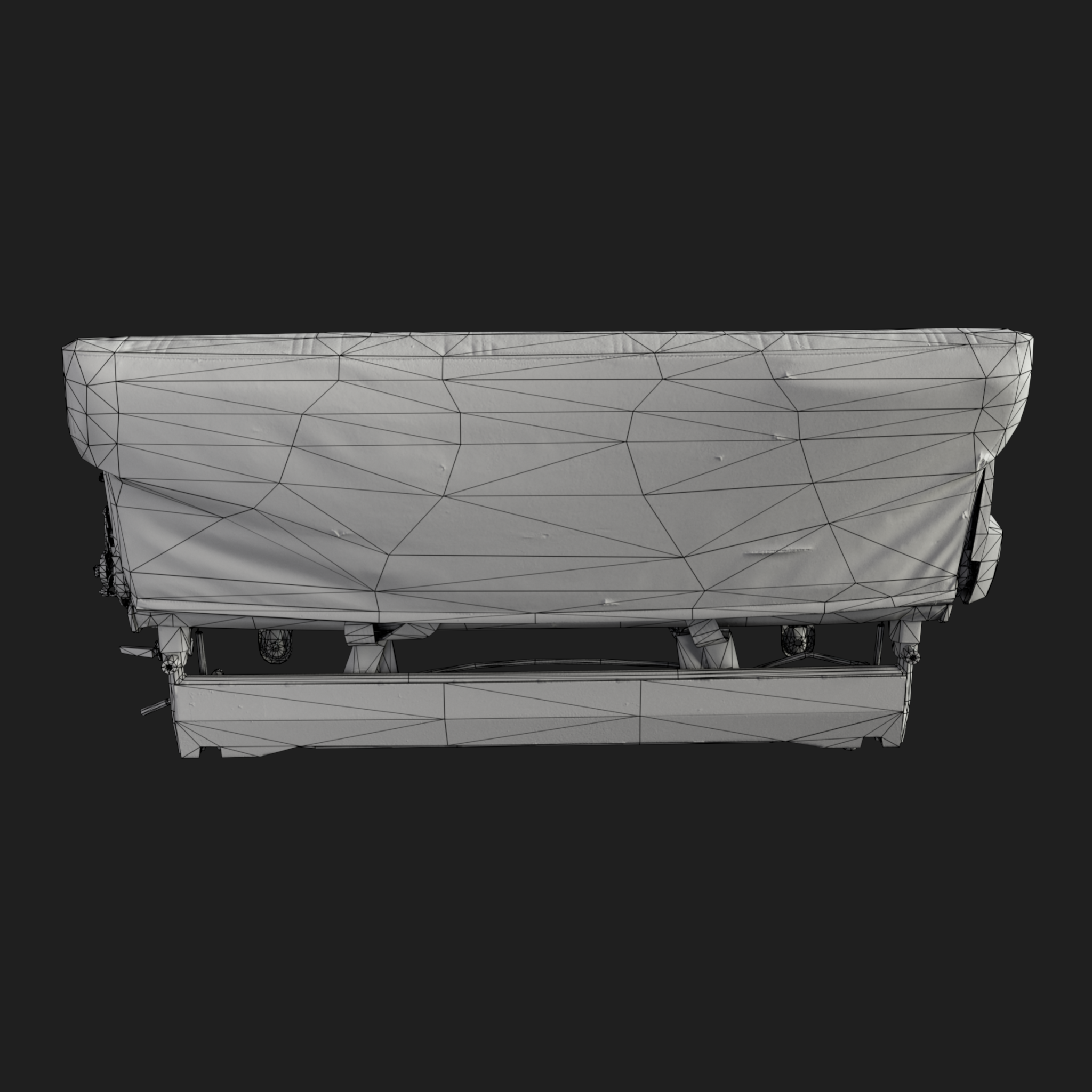 3D Mitsubishi Delica L300 Seat Rear