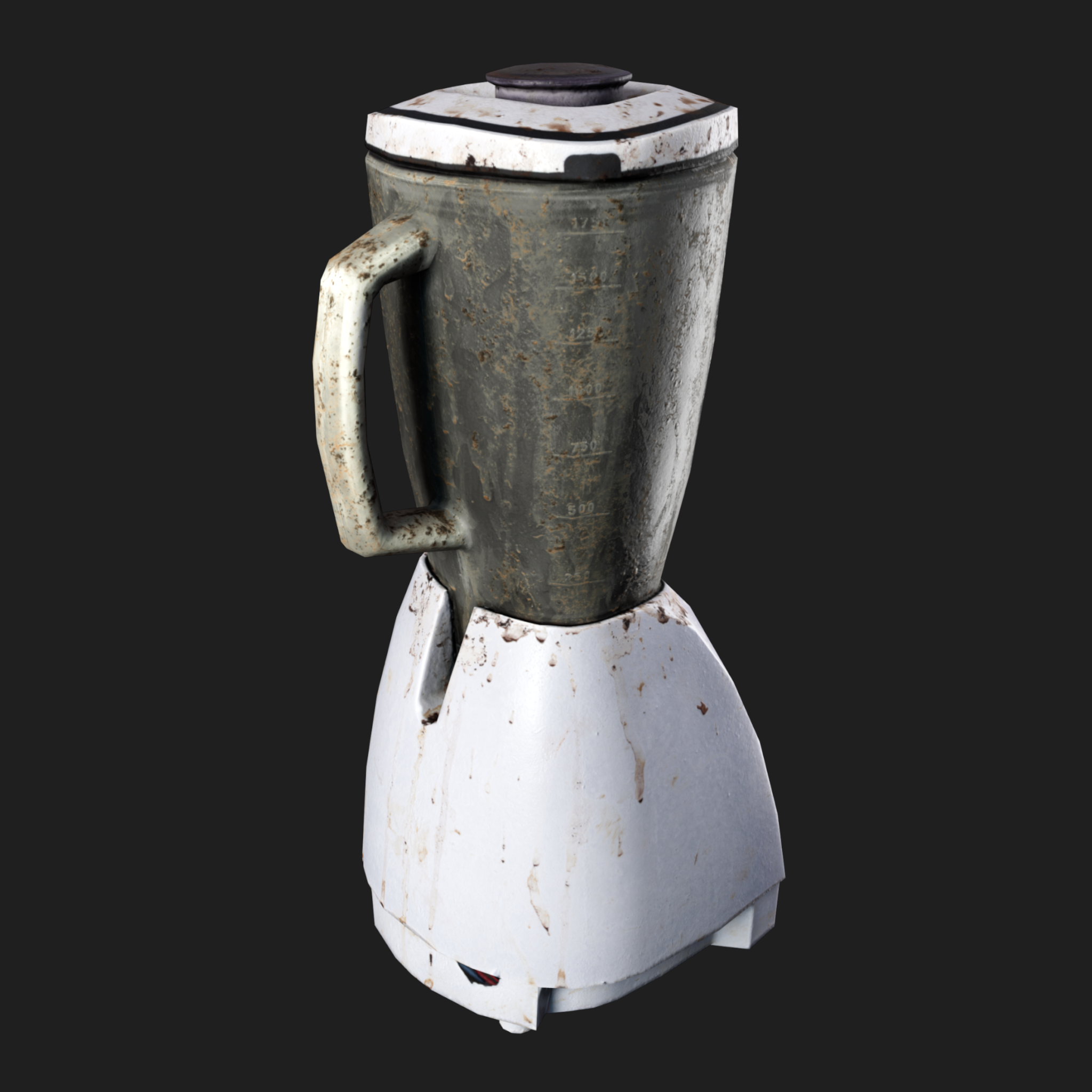 3D Blender Kitchen Dirty
