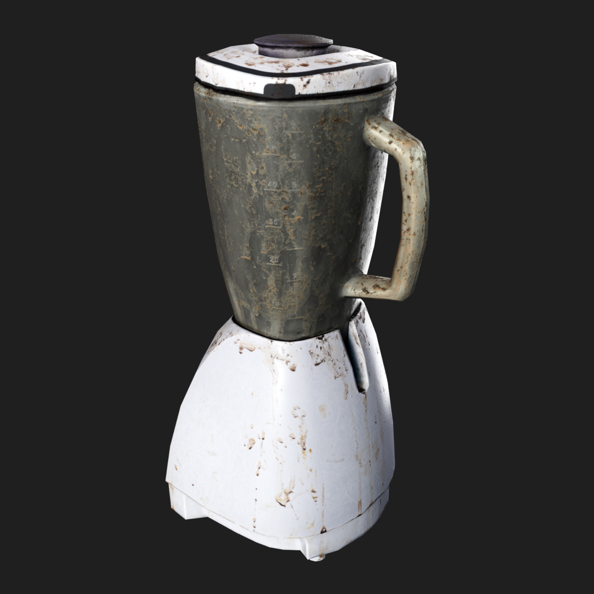 3D Blender Kitchen Dirty