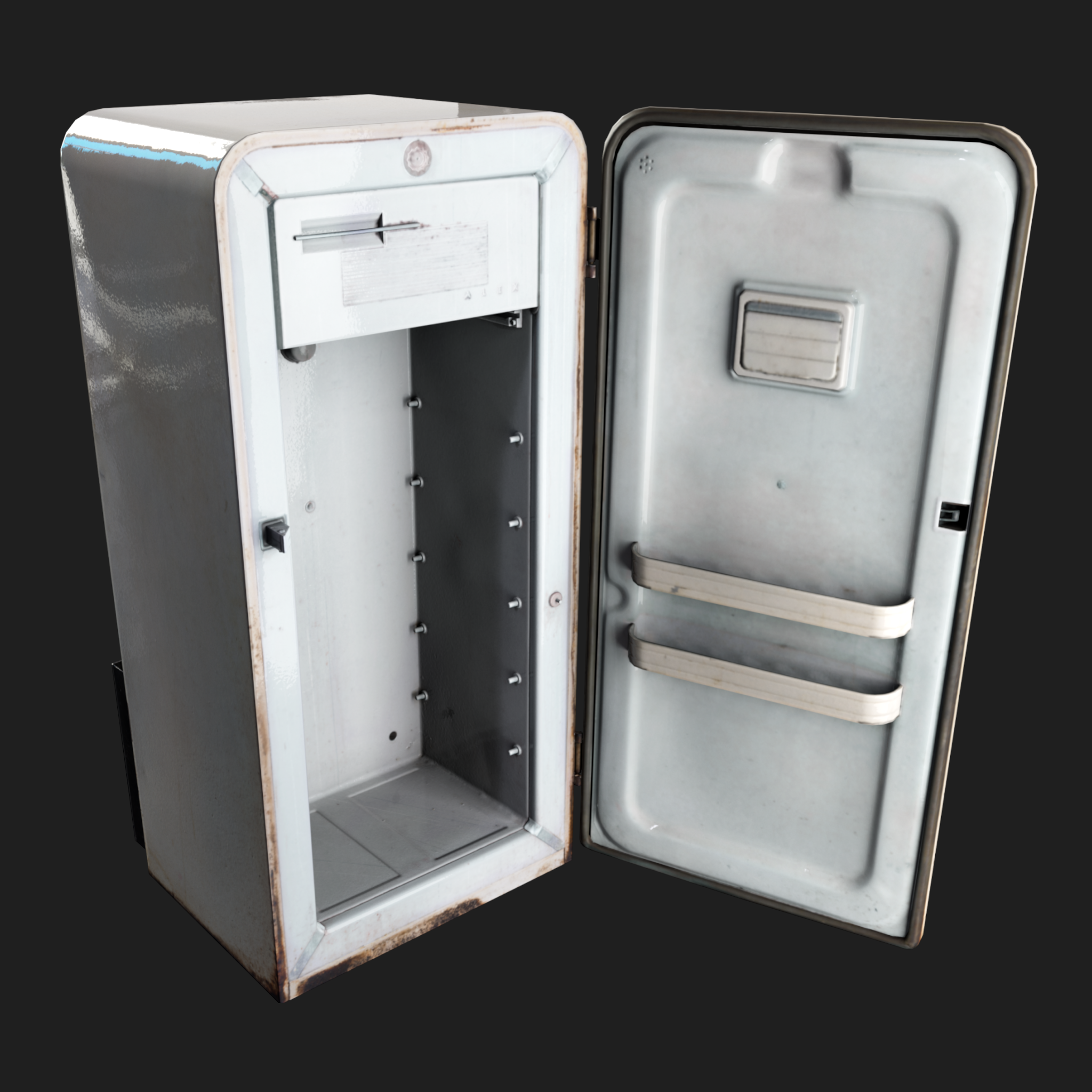 3D Old Fridge