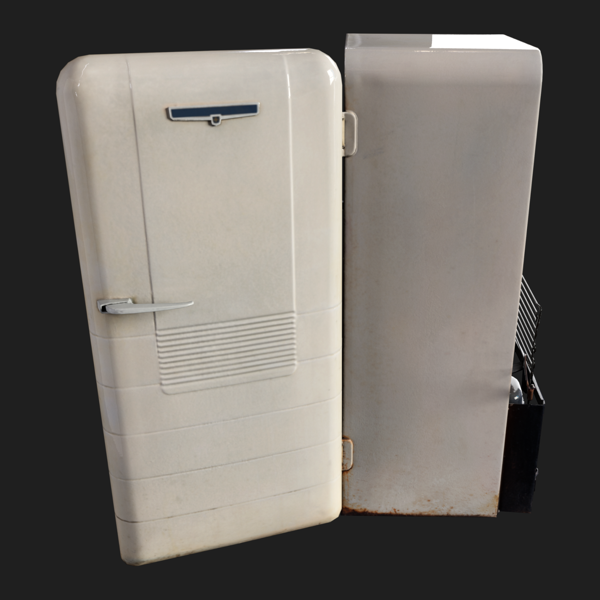 3D Old Fridge