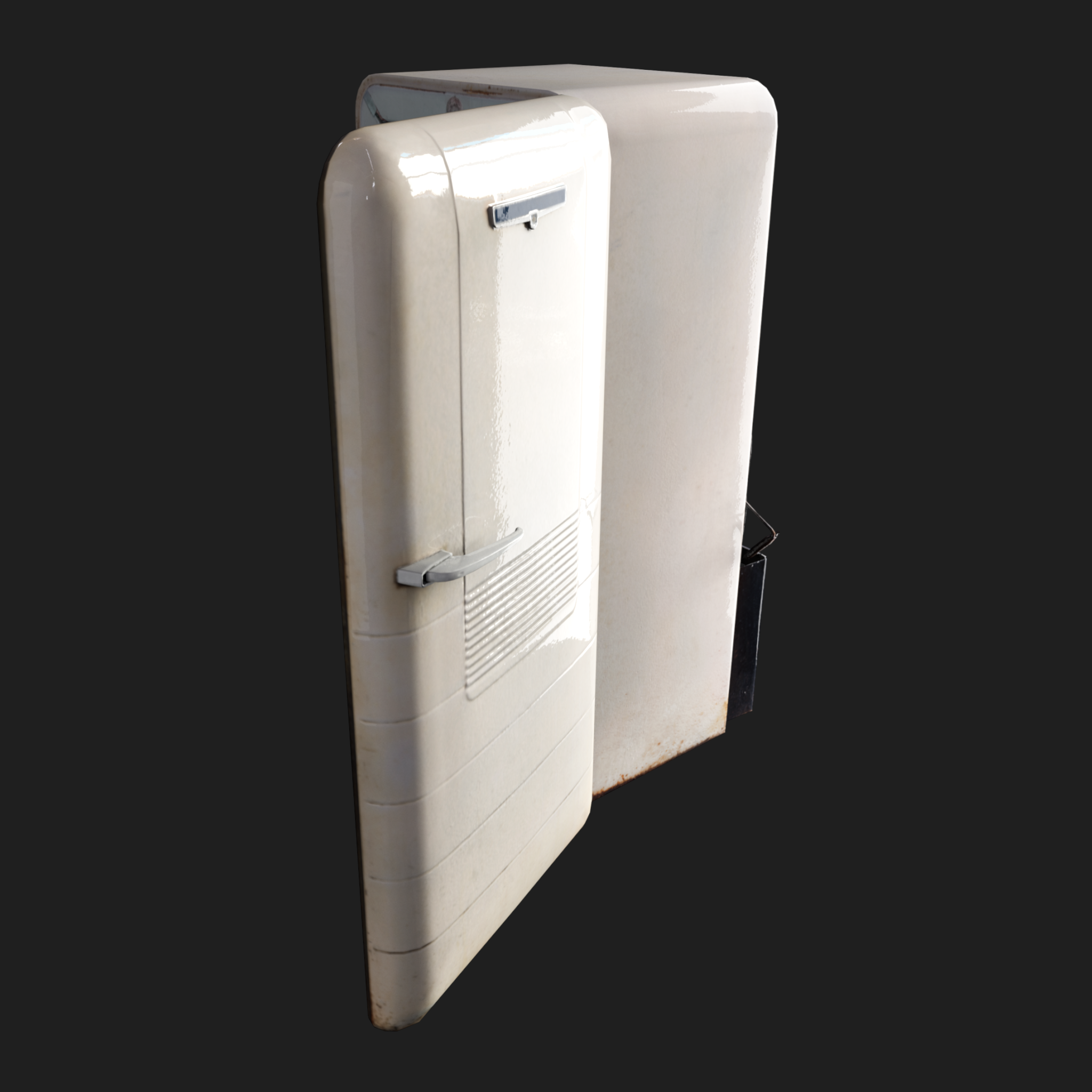 3D Old Fridge