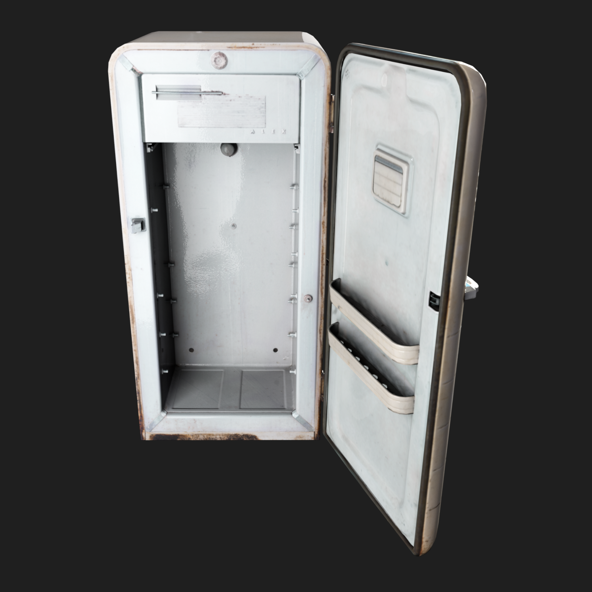 3D Old Fridge