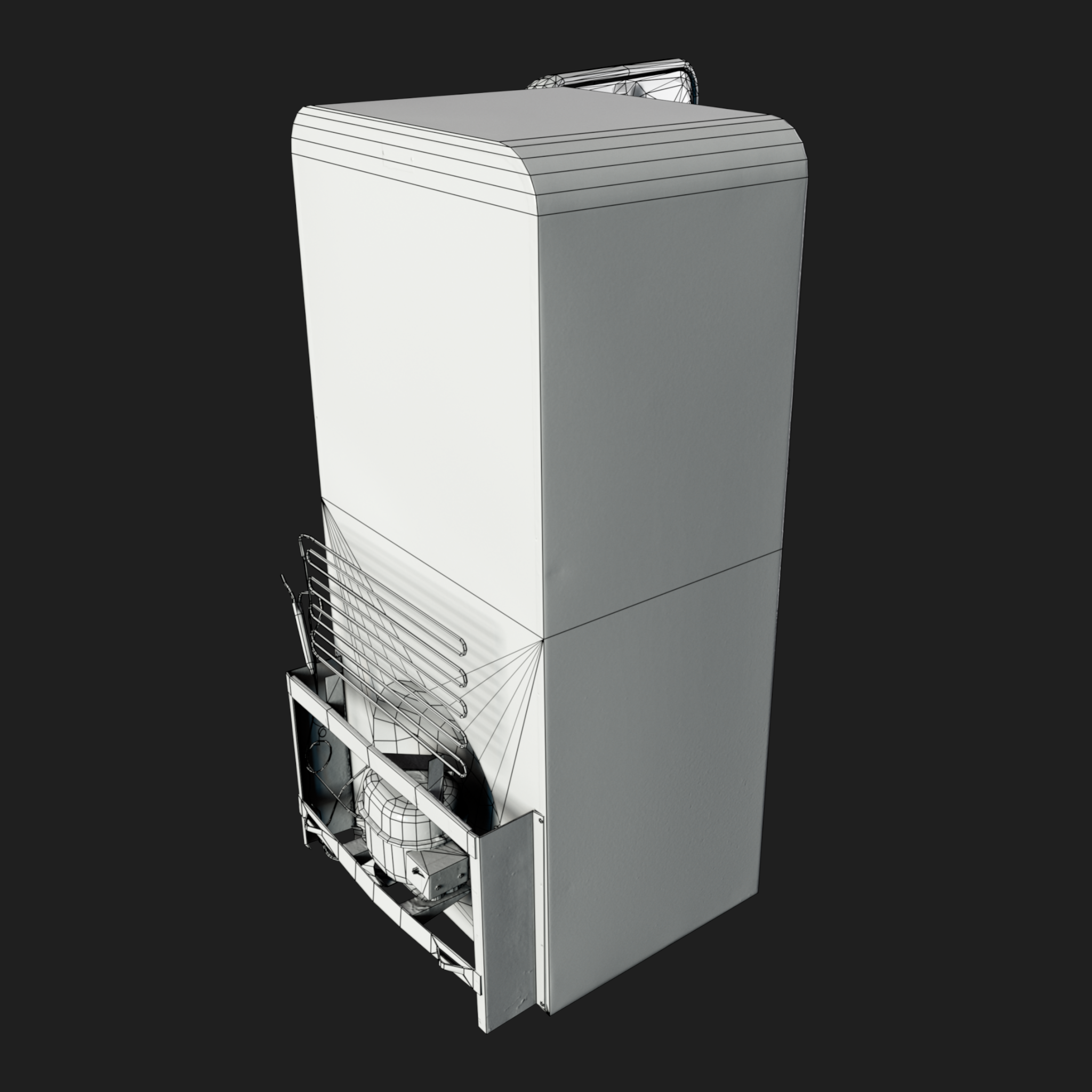 3D Old Fridge