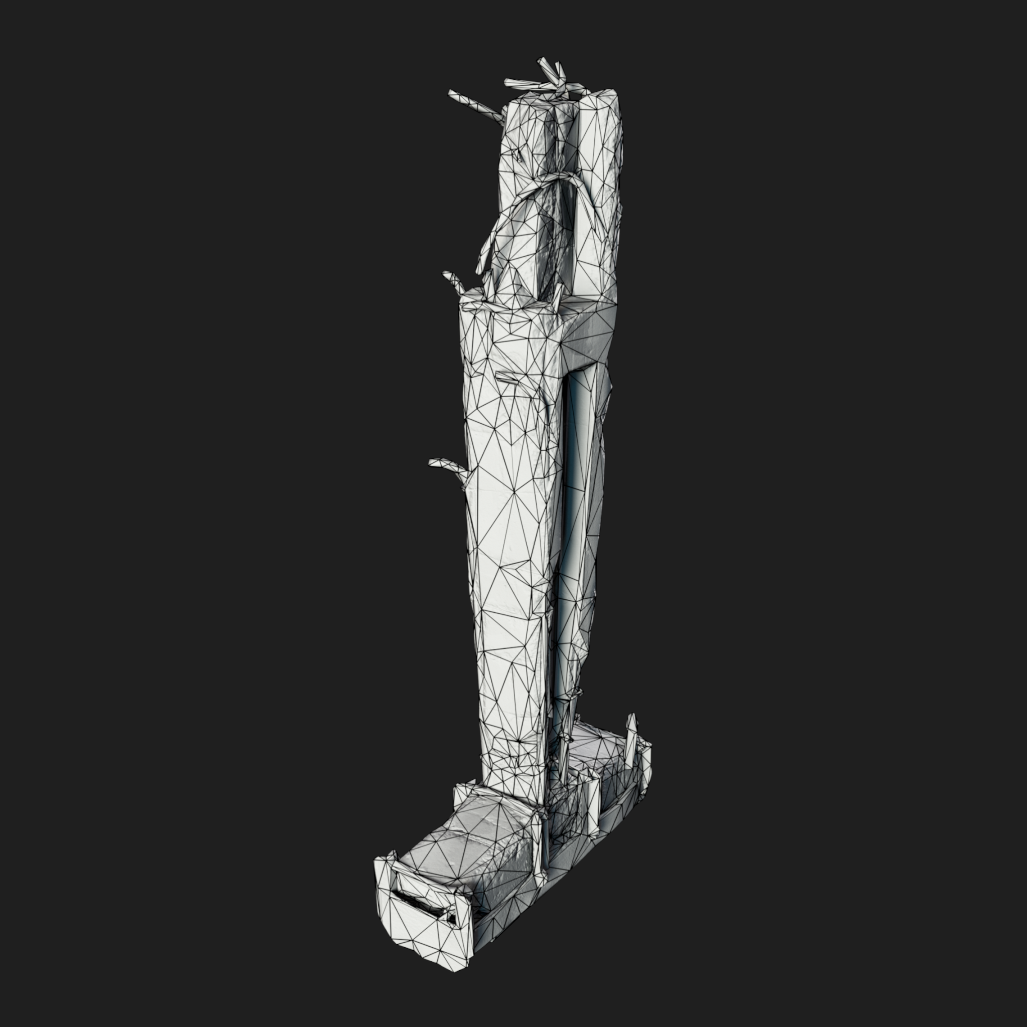3D Pillar Concrete Reinforced