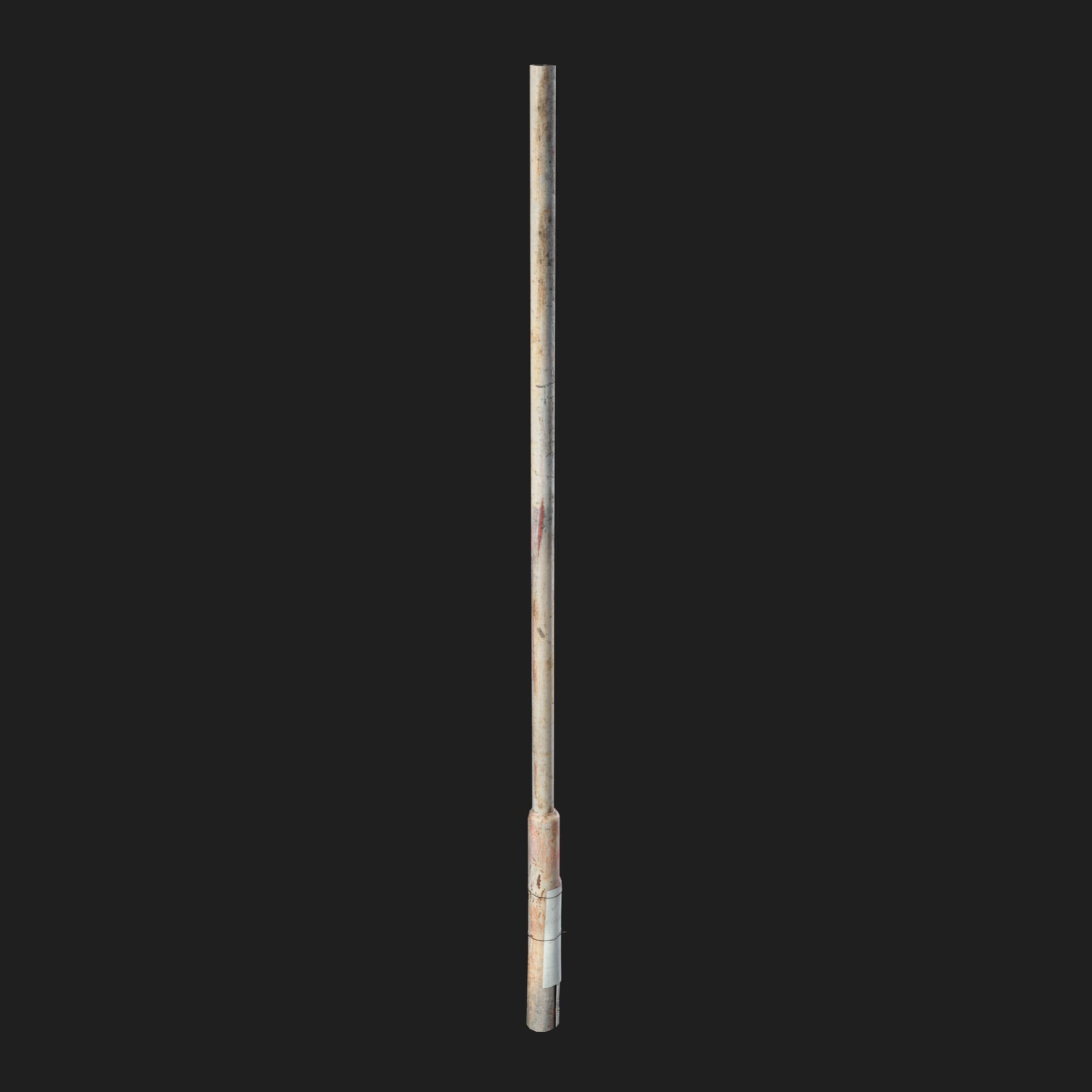 3D Blue Street Light Pole