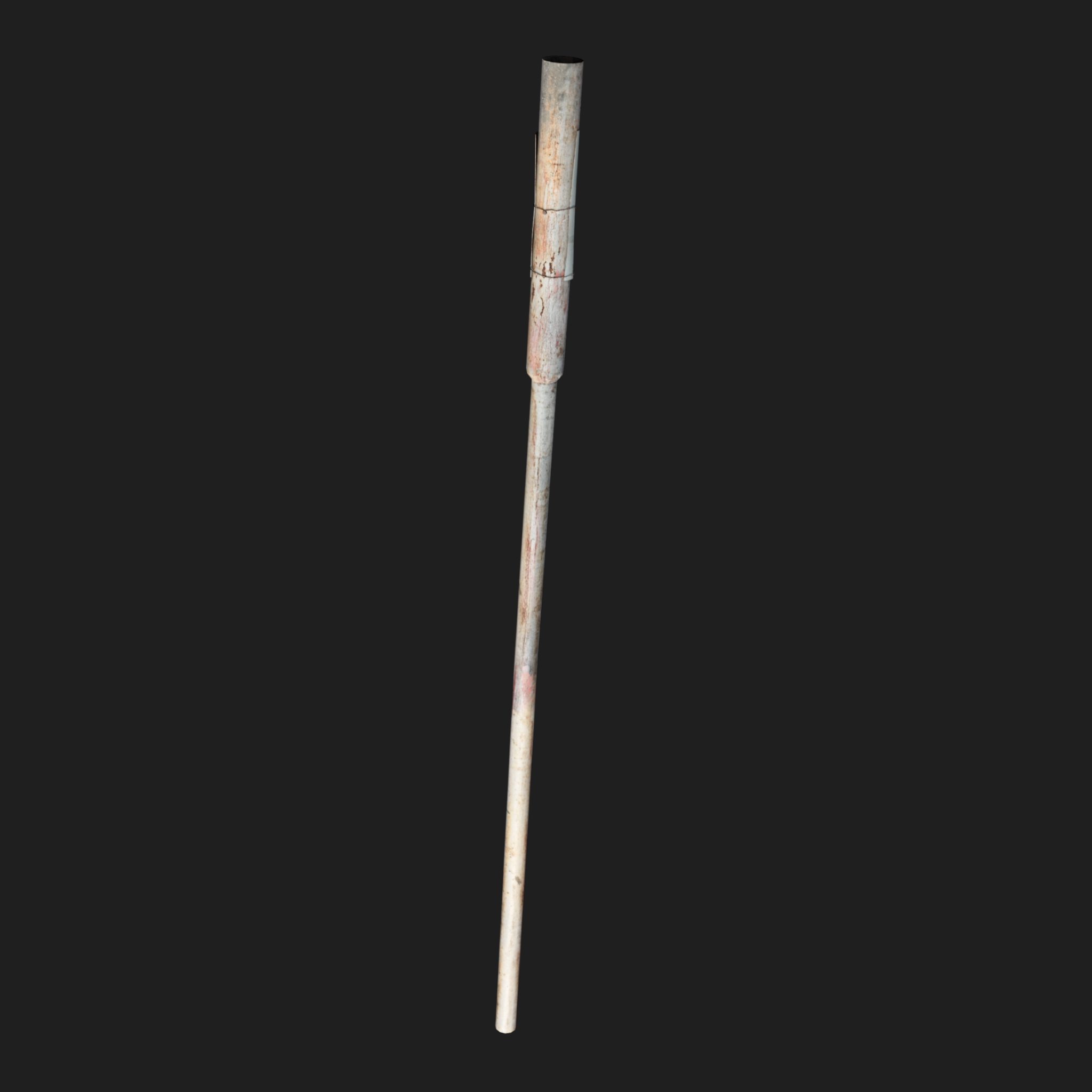 3D Blue Street Light Pole