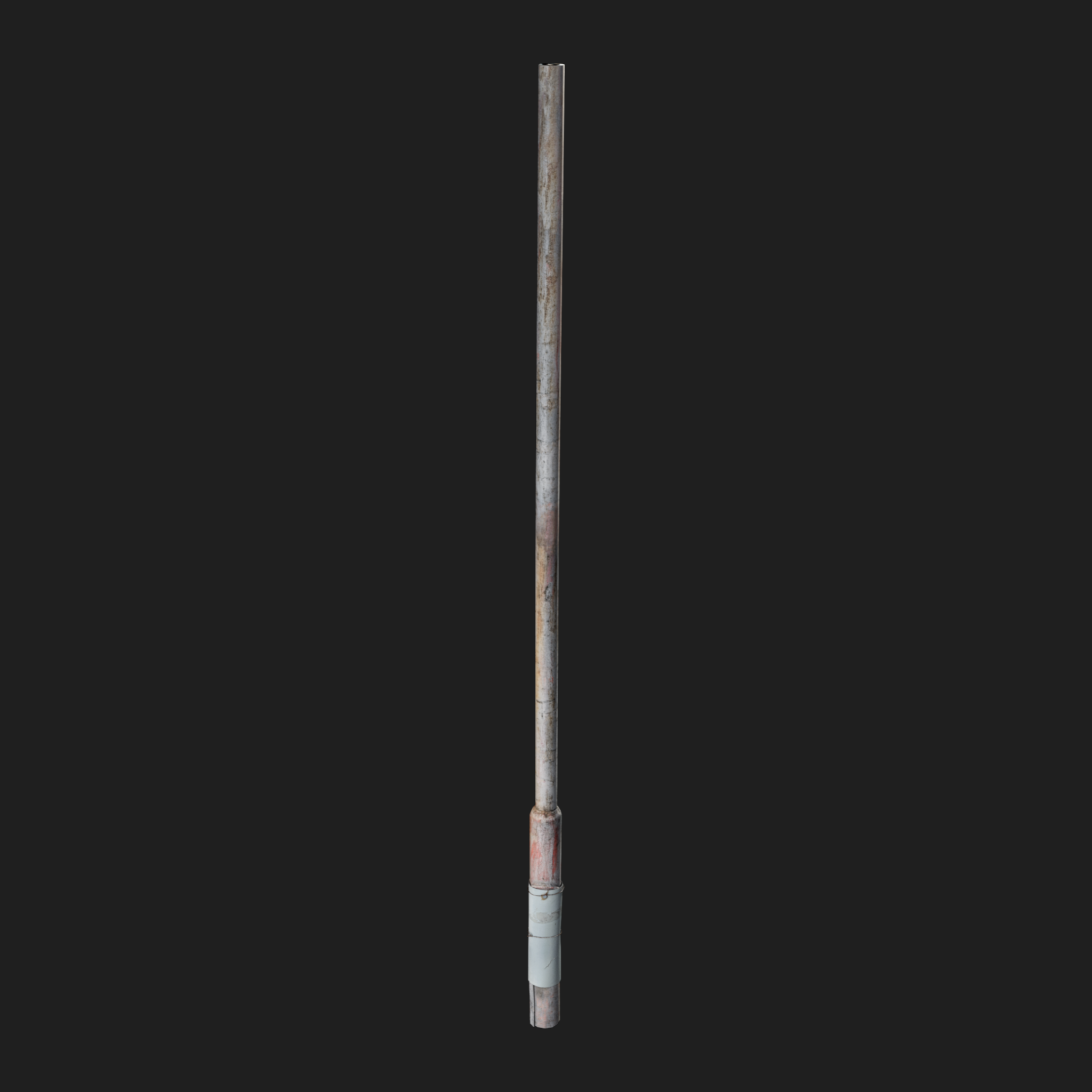 3D Blue Street Light Pole