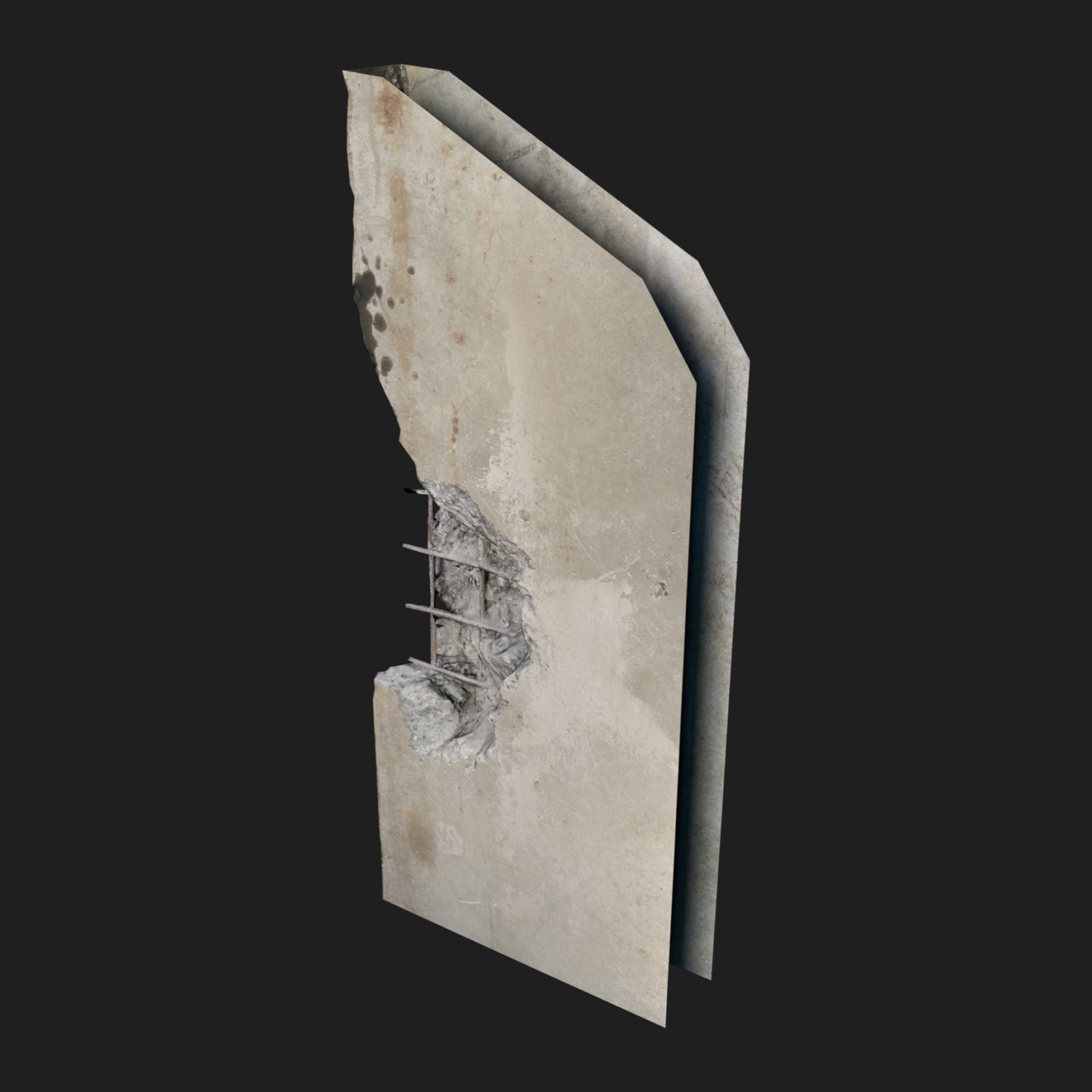 3D Wall Edge Damaged