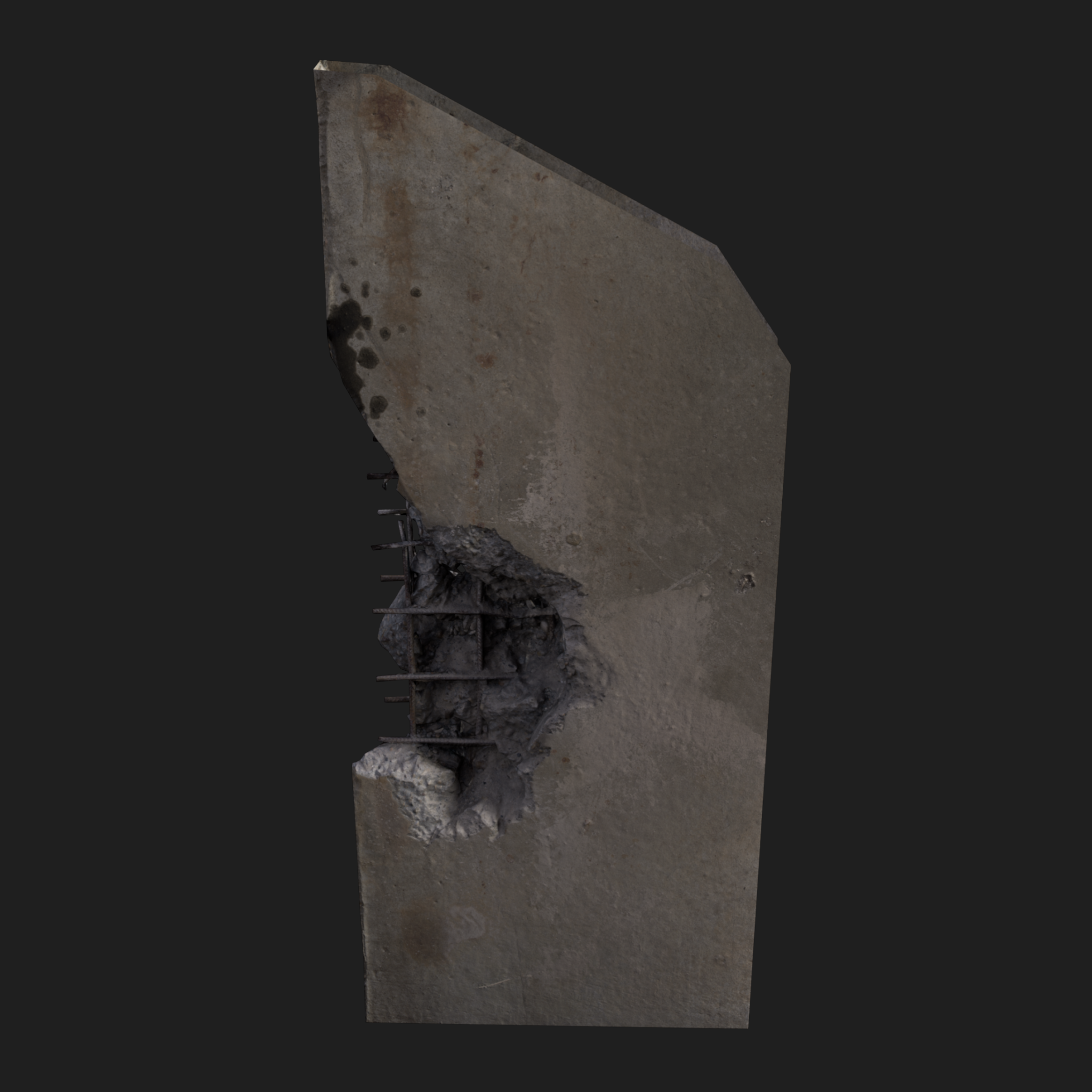 3D Wall Edge Damaged