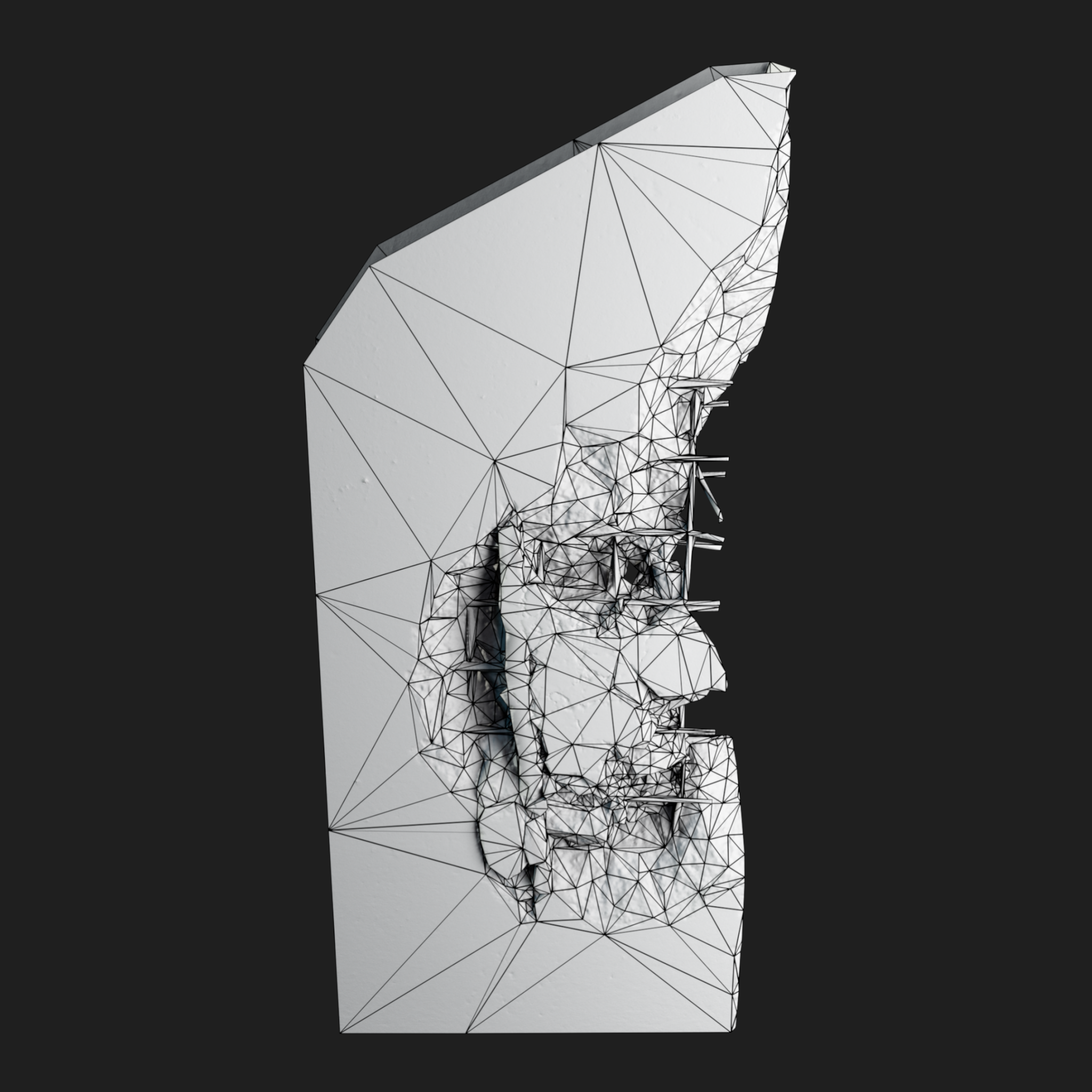 3D Wall Edge Damaged