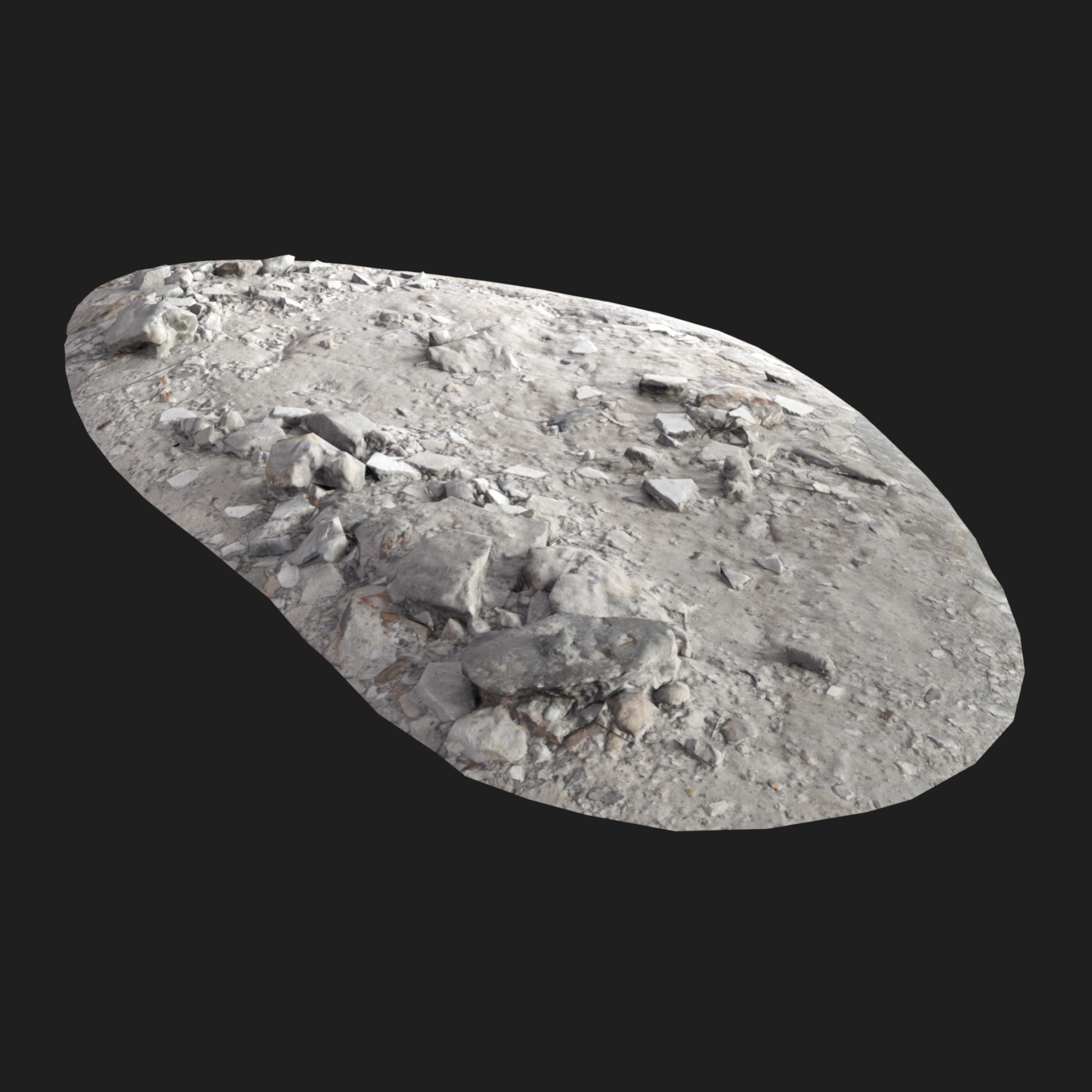 3D Broken Сoncrete Pieces