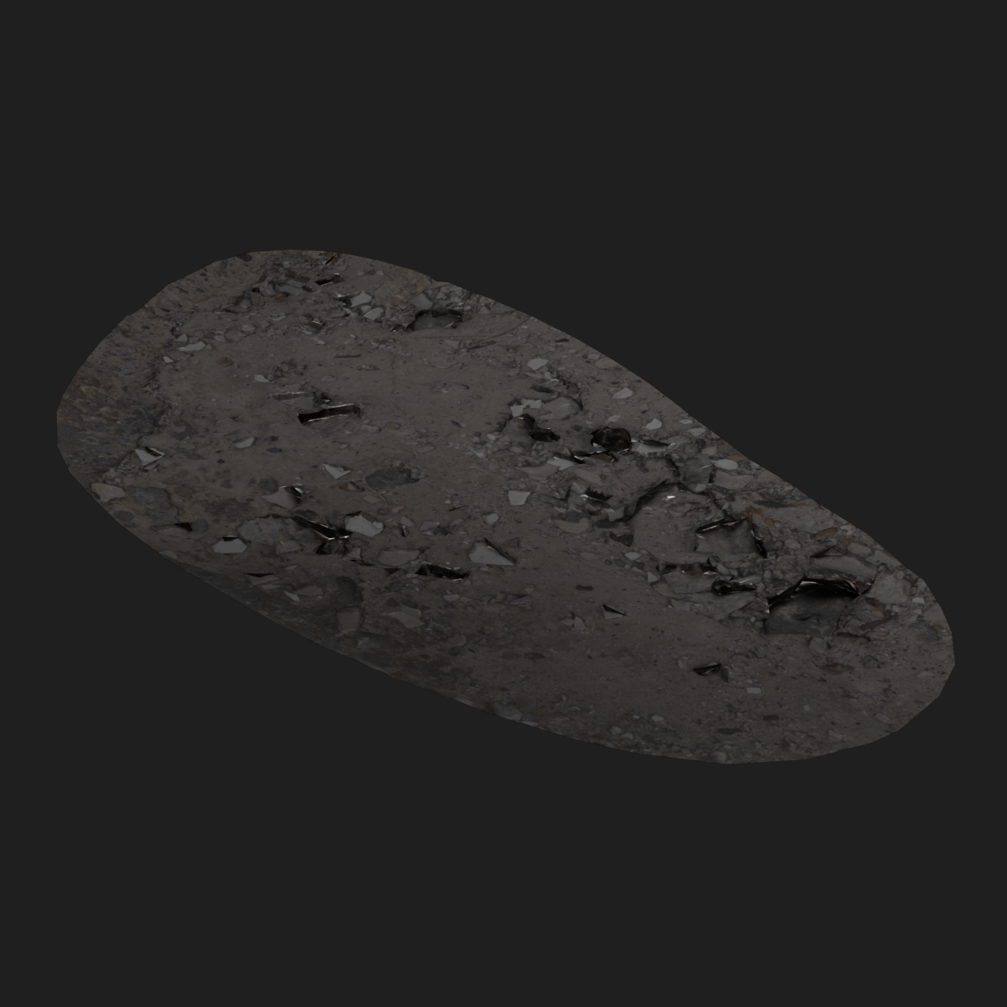 3D Broken Сoncrete Pieces
