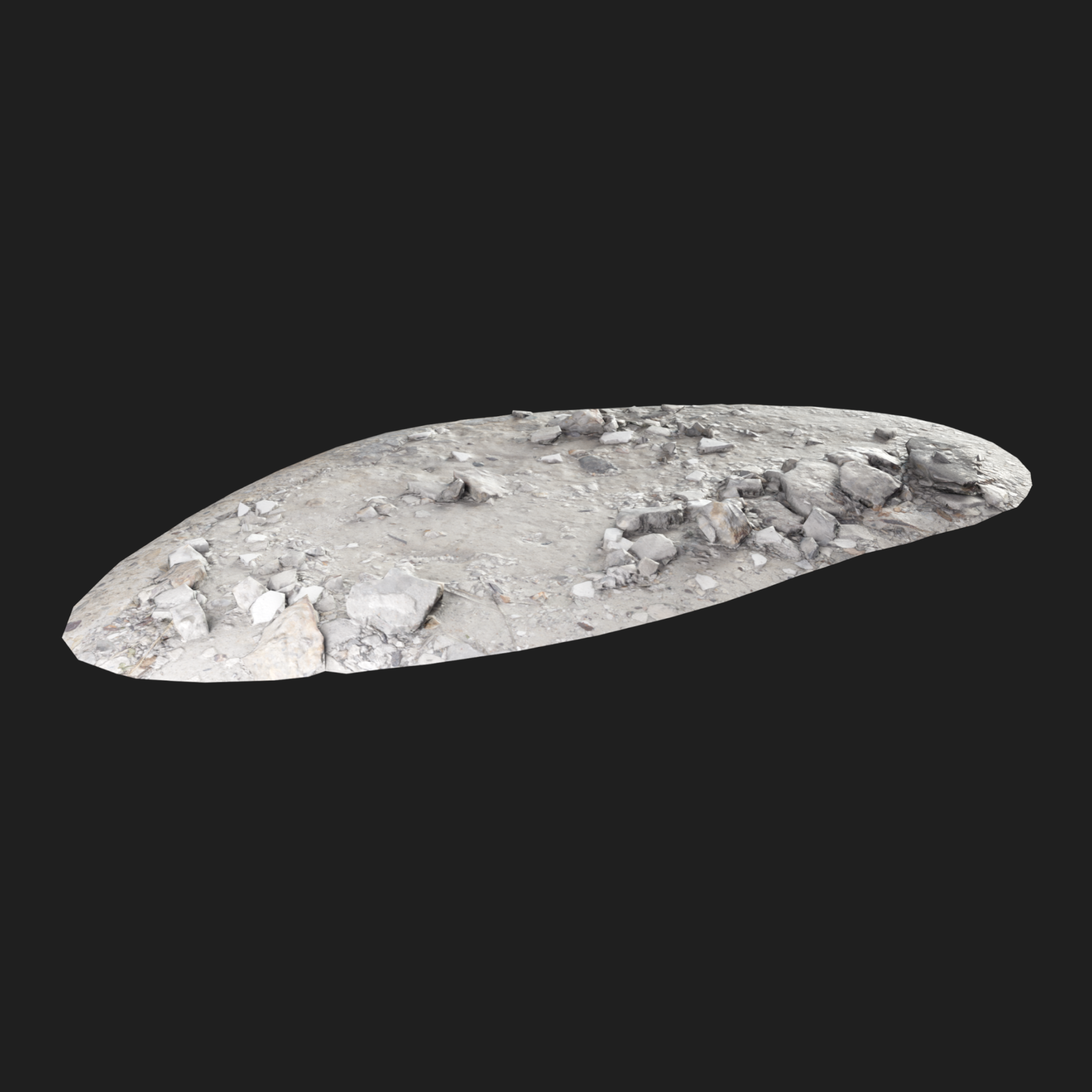3D Broken Сoncrete Pieces