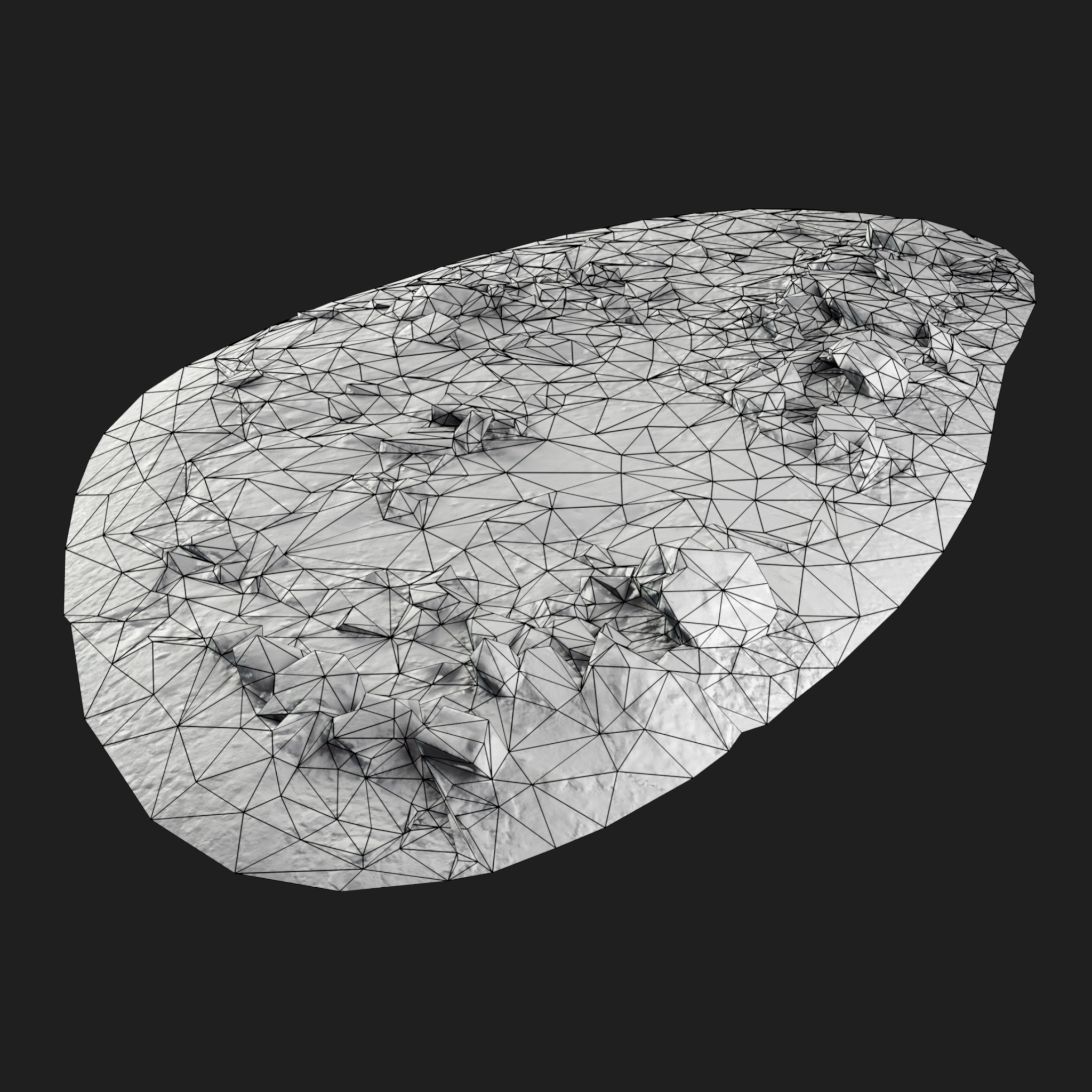 3D Broken Сoncrete Pieces