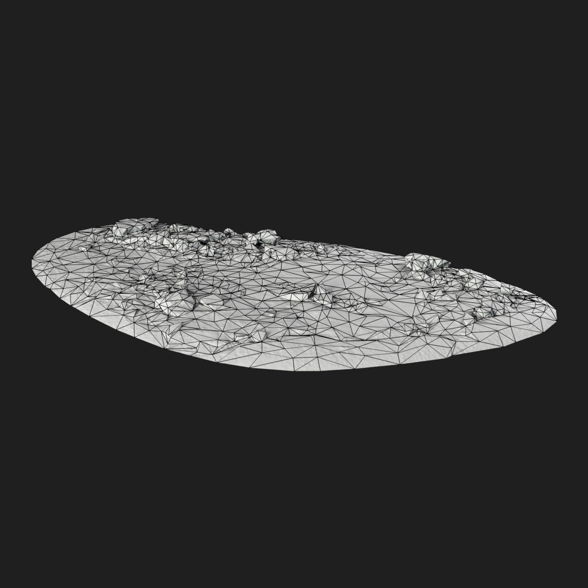 3D Broken Сoncrete Pieces