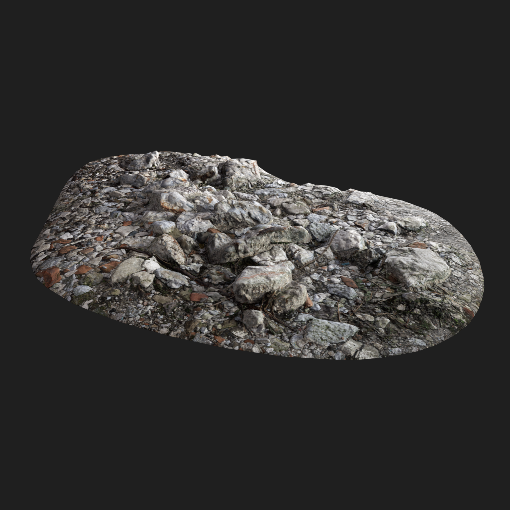 3D Pieces Concrete