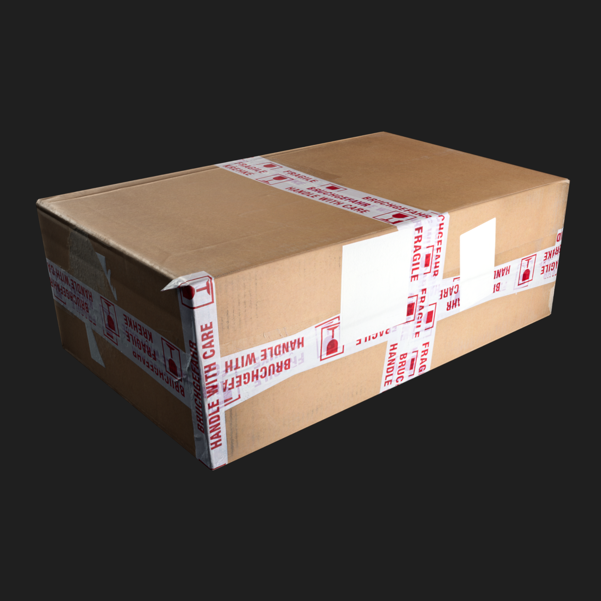 3D Cardboard Package Box