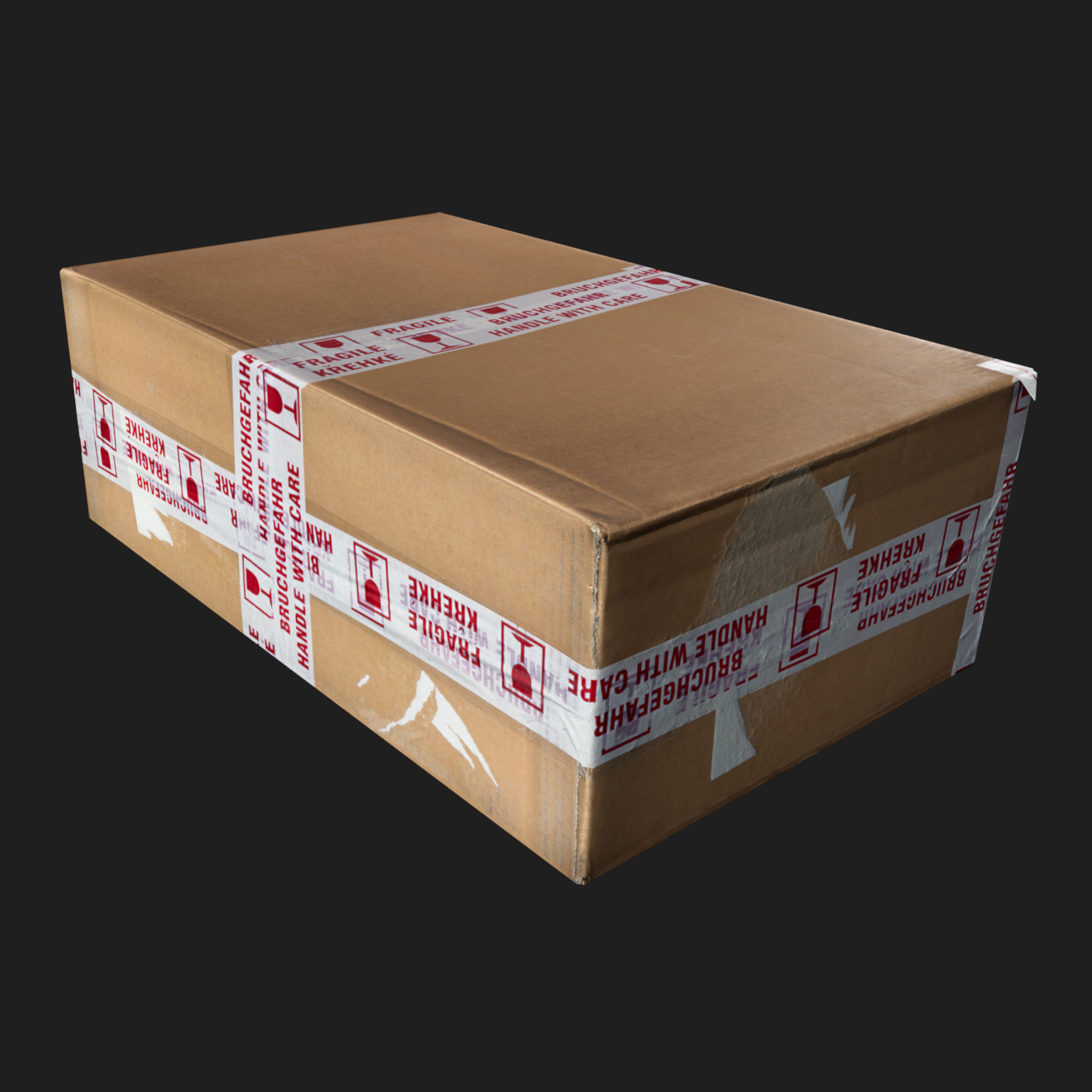 3D Cardboard Package Box