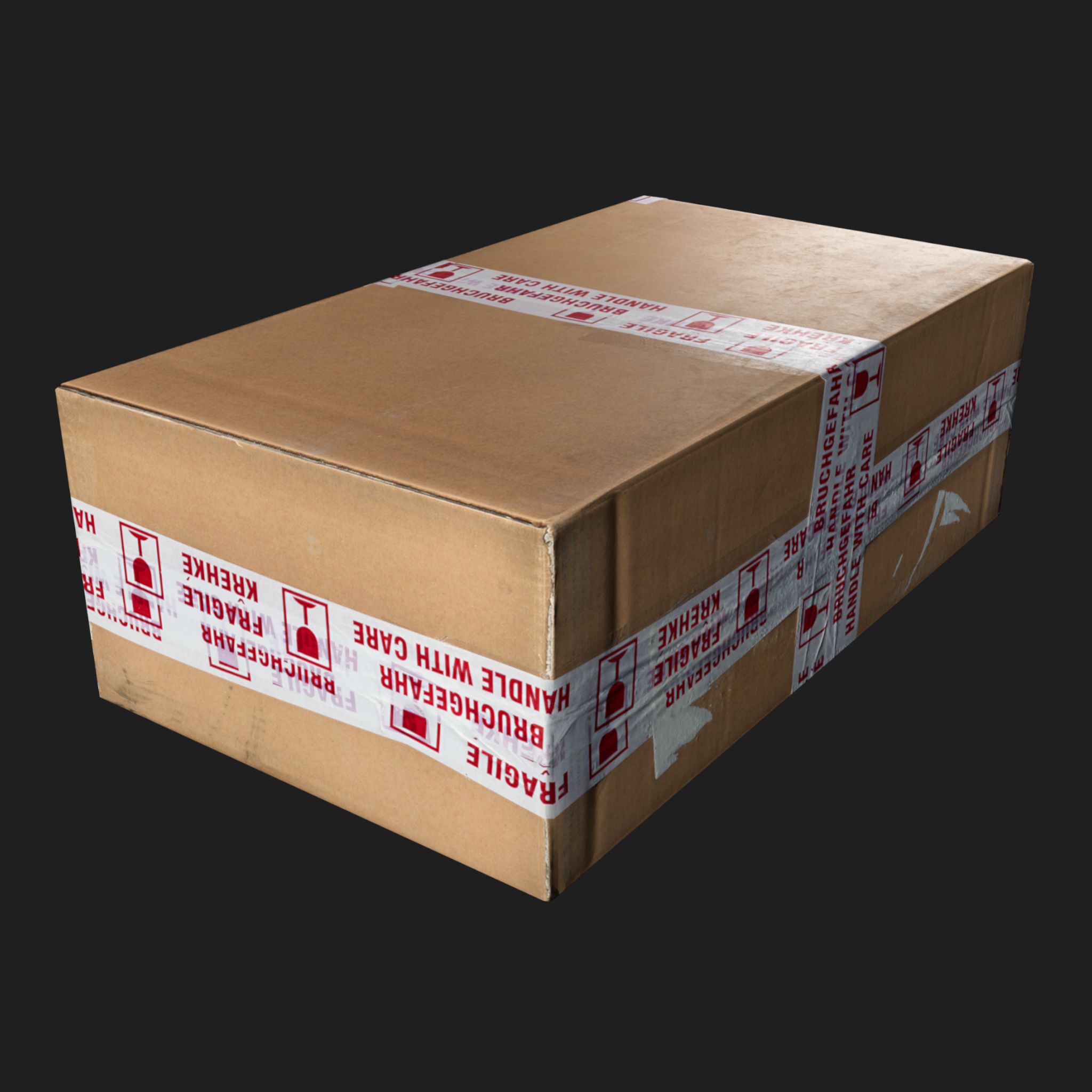 3D Cardboard Package Box
