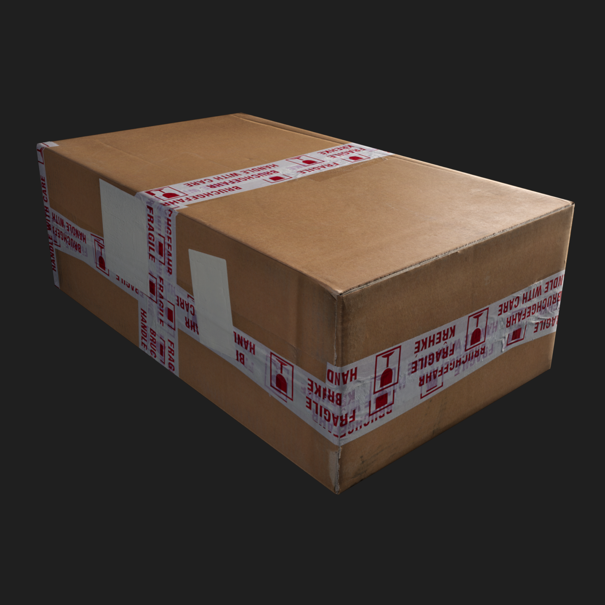 3D Cardboard Package Box