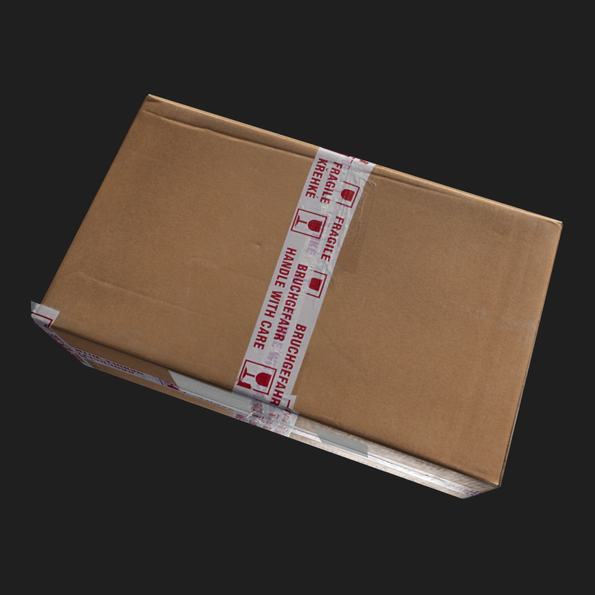 3D Cardboard Package Box