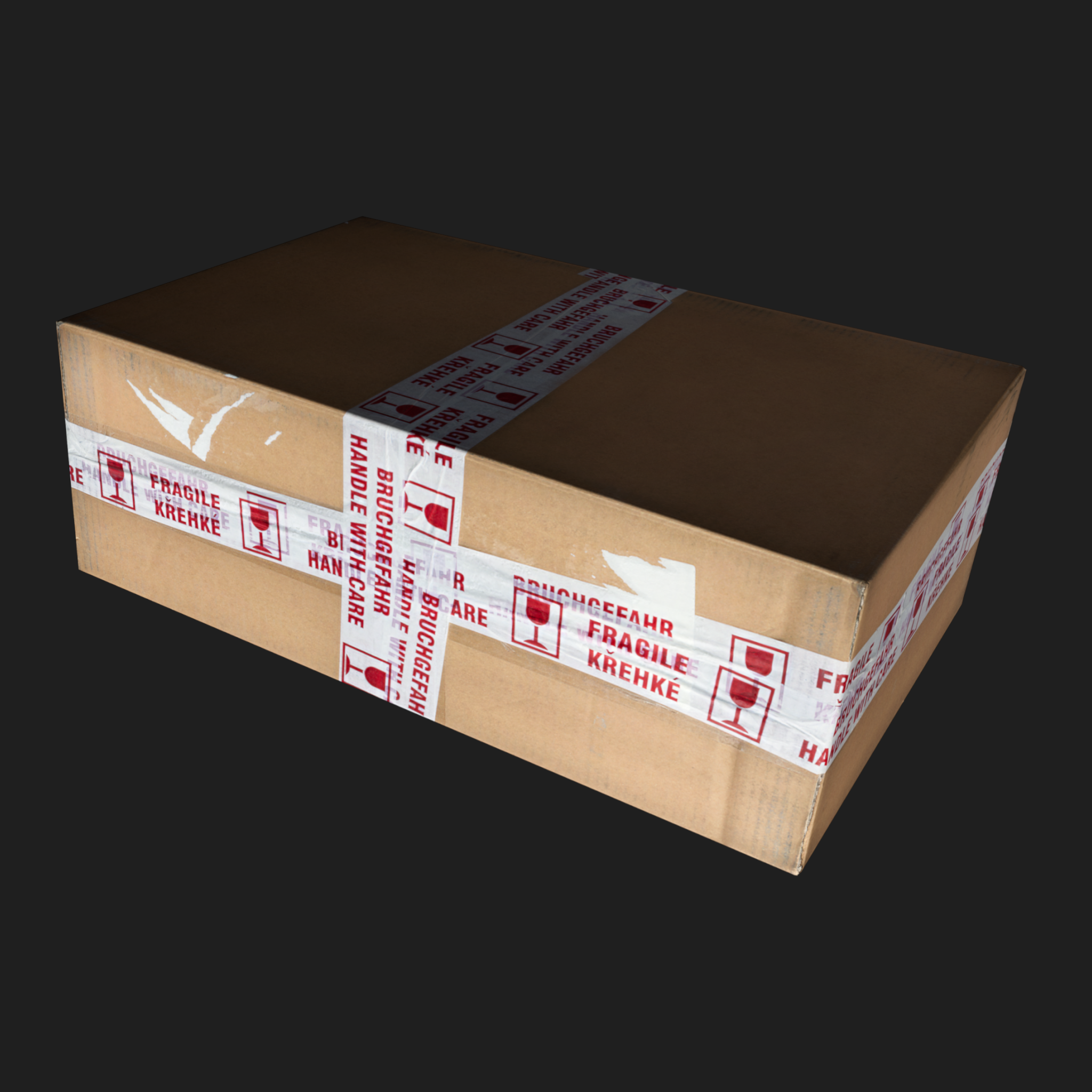 3D Cardboard Package Box