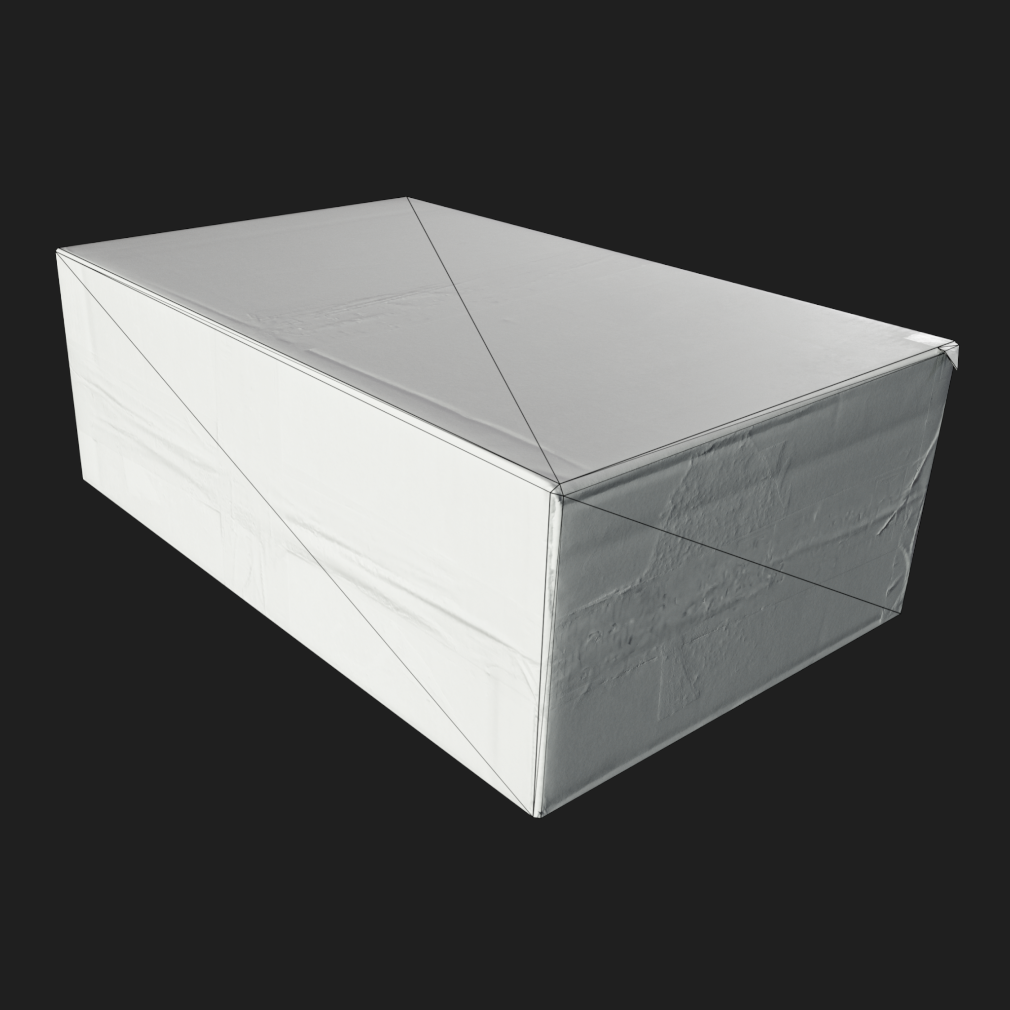 3D Cardboard Package Box