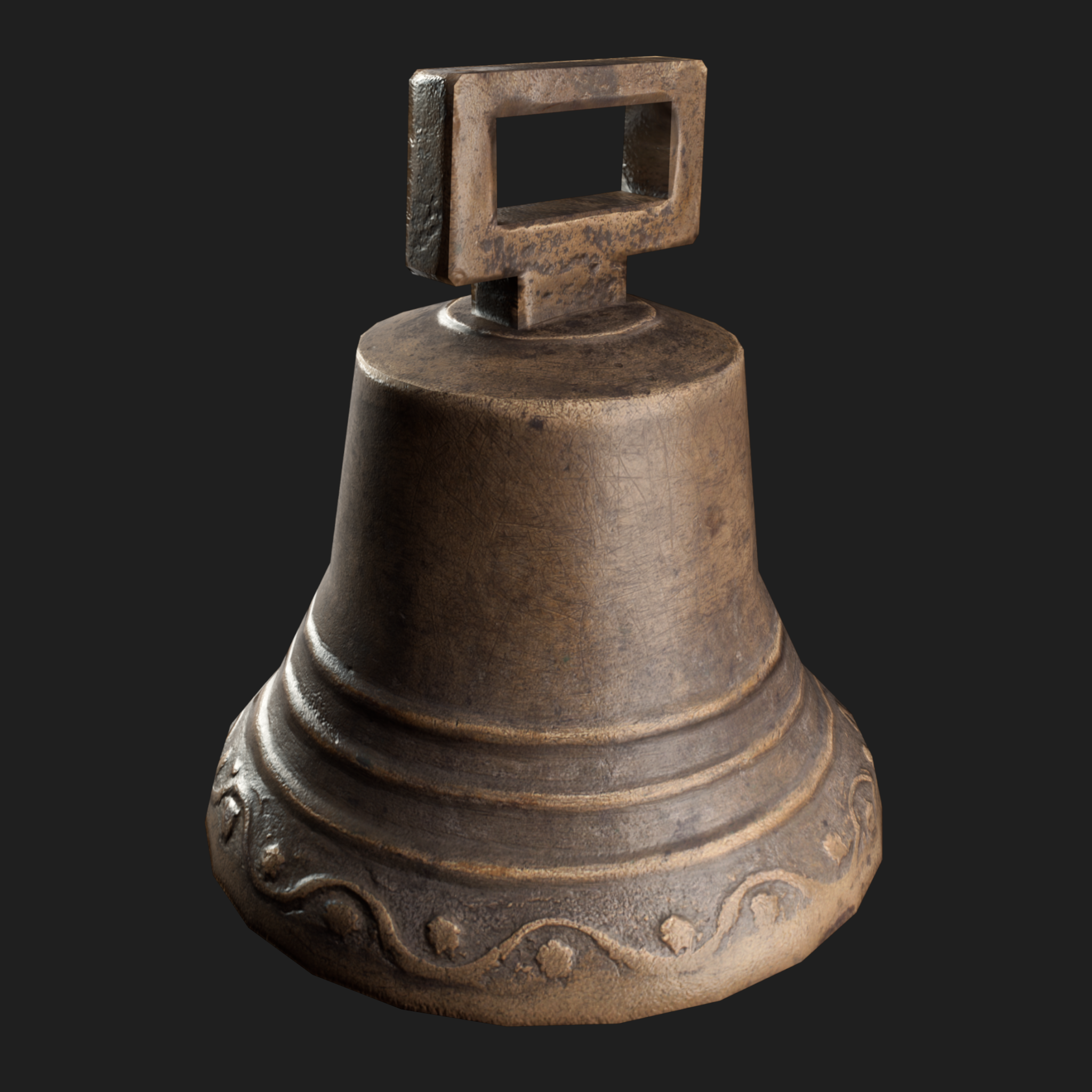 3D Bell Cracked